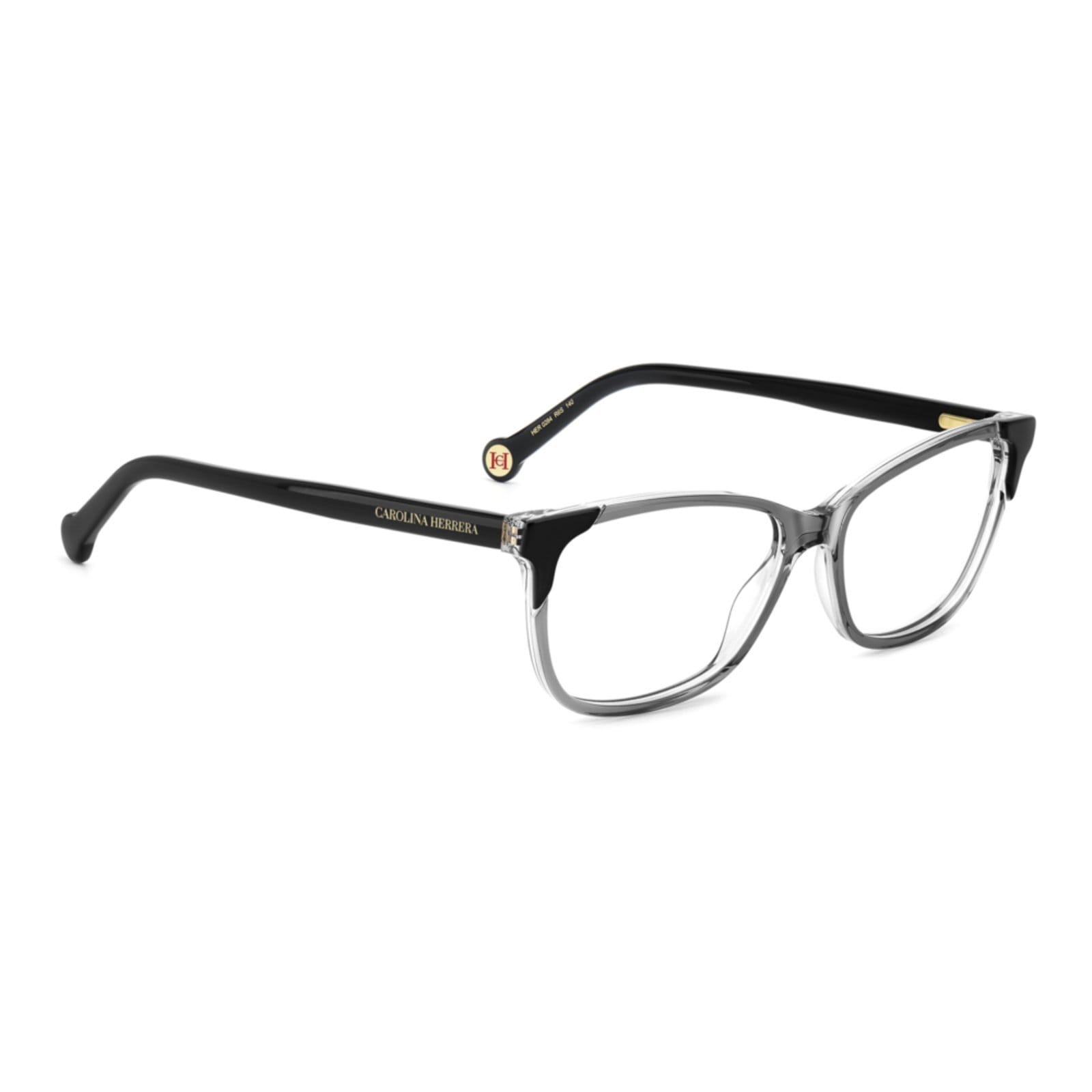 Vista 2 Armação de Óculos Carolina Herrera Her 0284 R6S - Cinzal 53 Carolina Herrera cinza