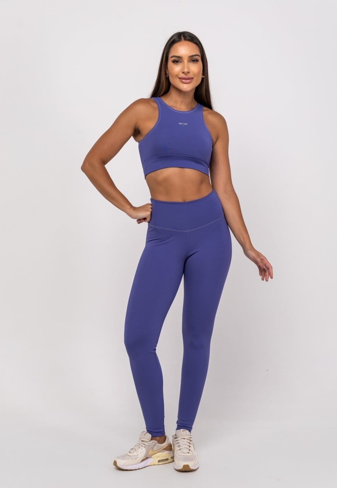 Calça Legging Suplex Poliamida Com Costura Salvatore