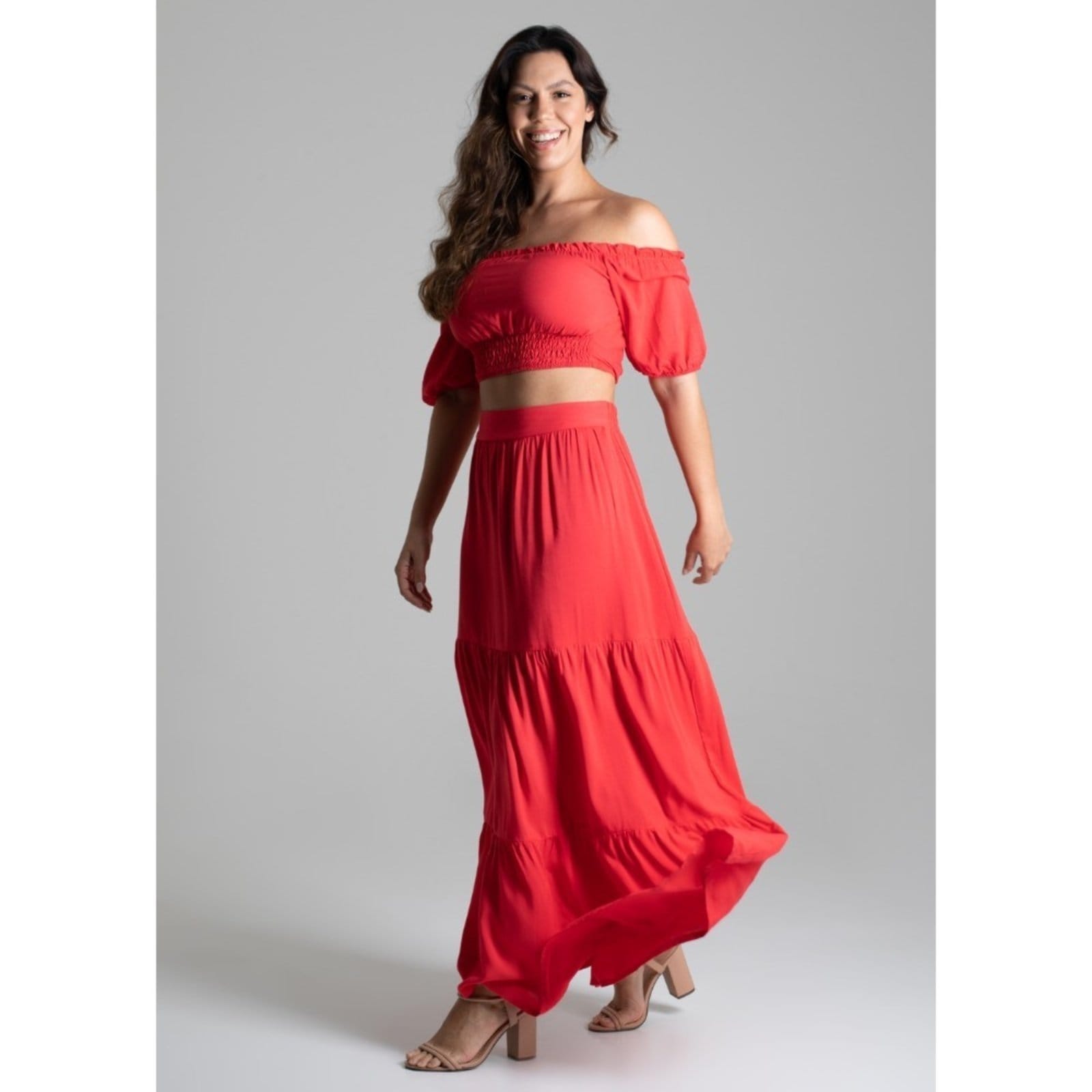 Sawary Fashion Saia Longa Relax