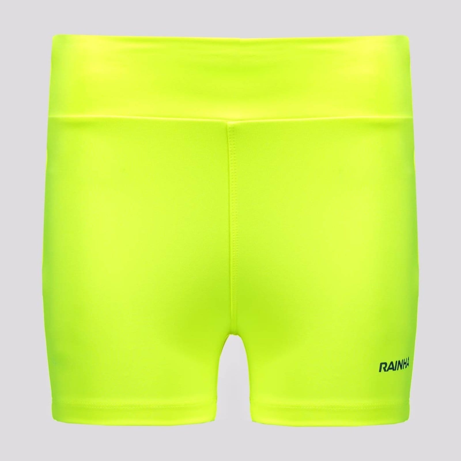 Vista principal Bermuda Rainha UV 50+ Classic Curta Feminina Flour Rainha amarelo