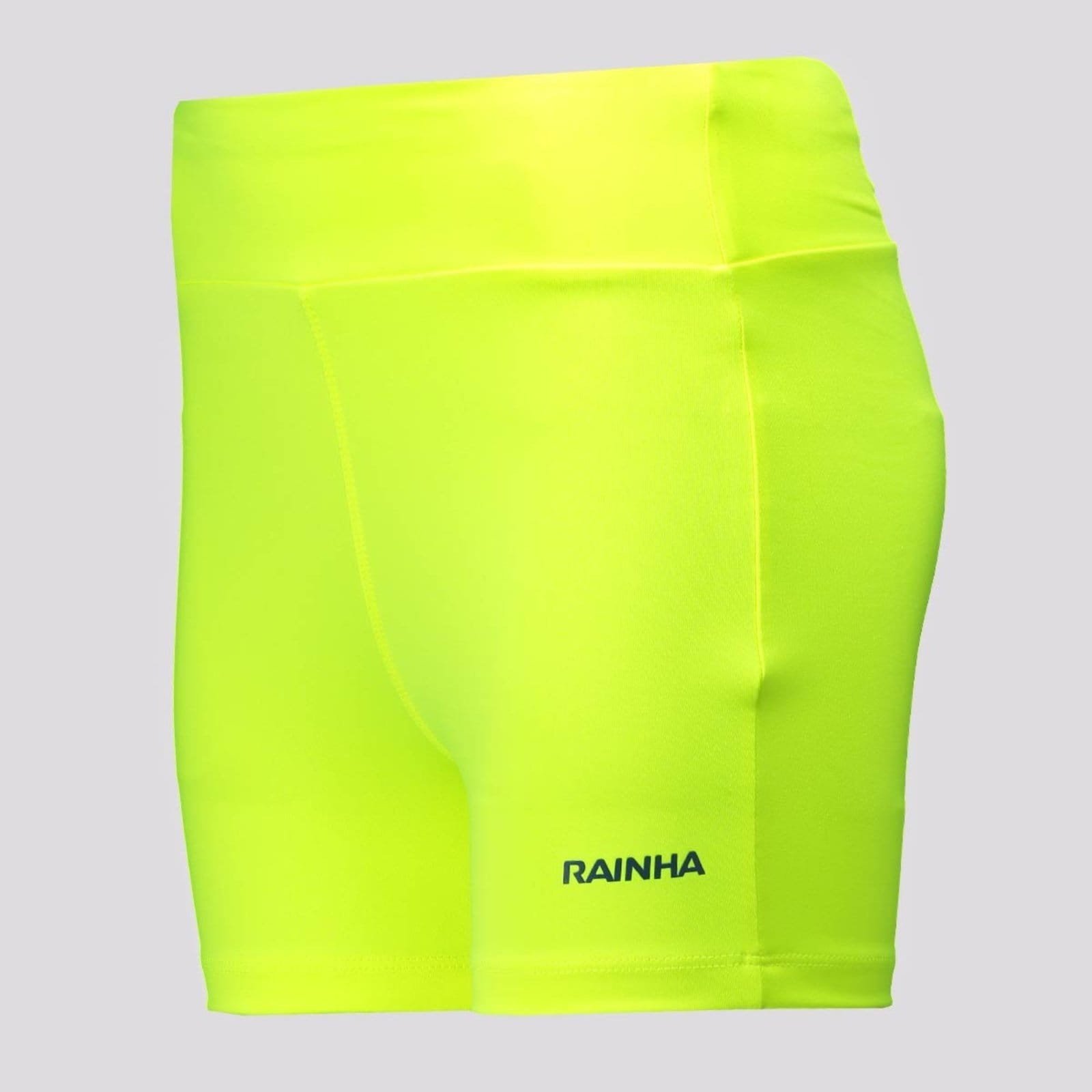 Vista 2 Bermuda Rainha UV 50+ Classic Curta Feminina Flour Rainha amarelo