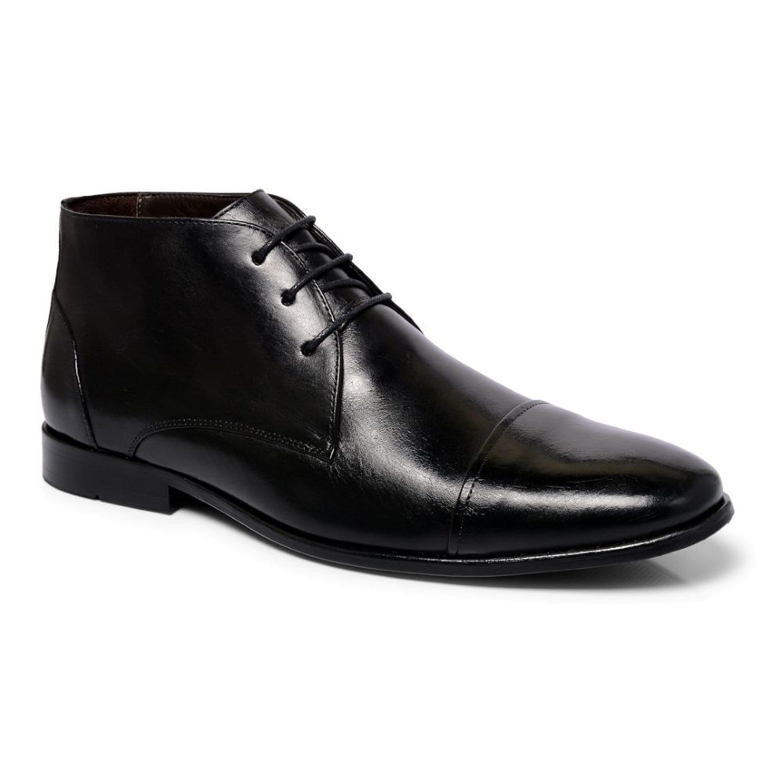 Bota Masculina Social Anna Andrade Couro Sapato Brogue Cano Médio Estilo Italiano Casual