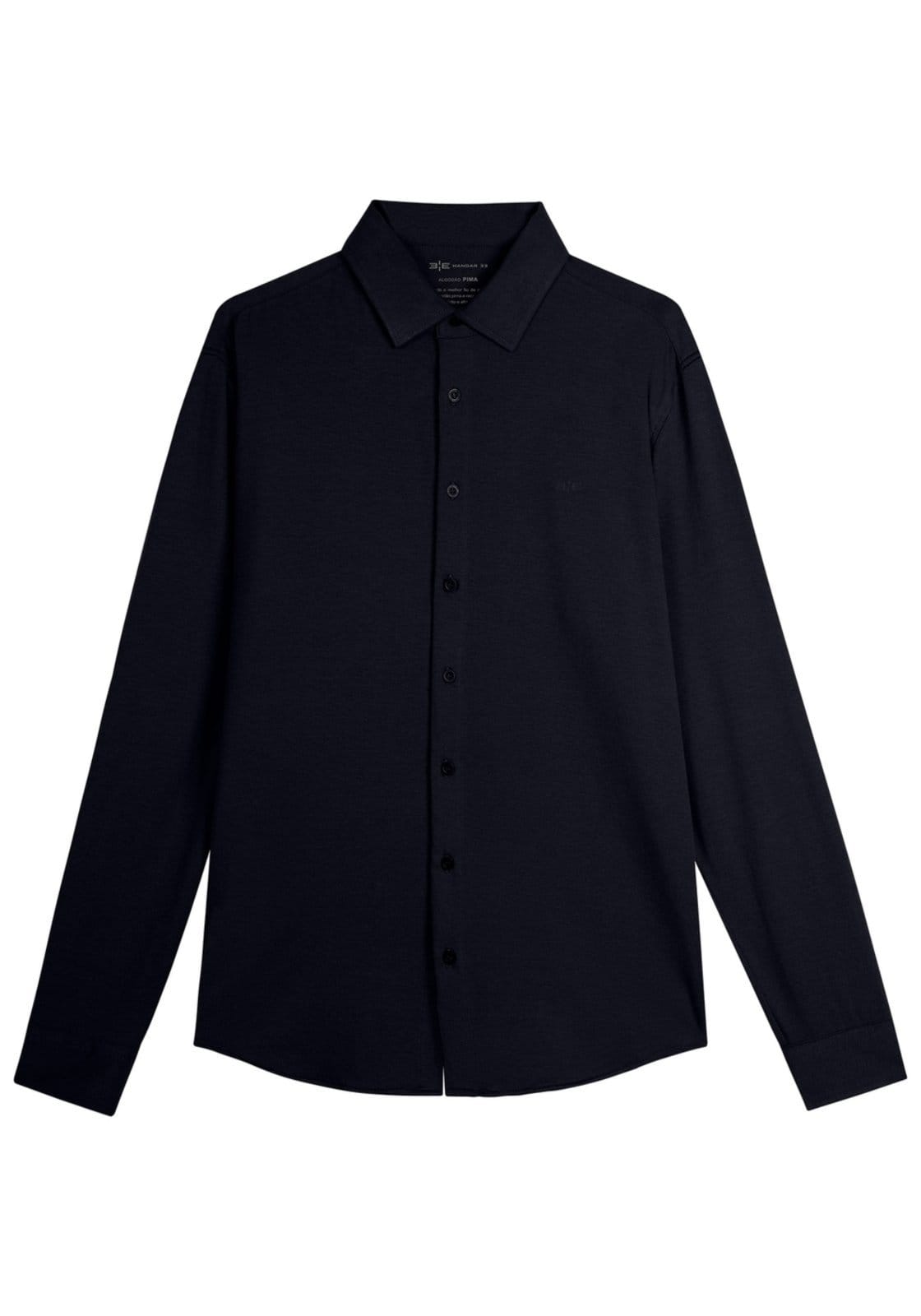 Camisa Masculina Slim Fit em Malha Pima