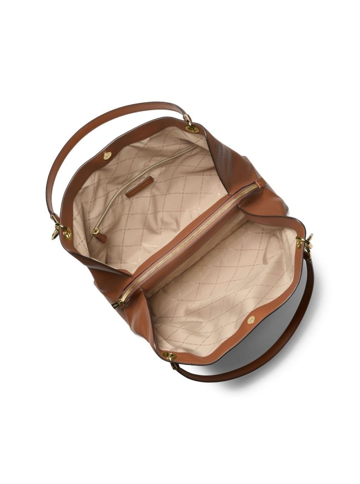 Vista 2 Bolsa Tote Christina Grande De Couro 35T5G8WE6L230 Michael Kors marrom