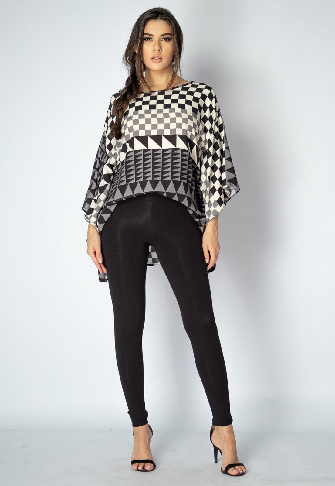 Vista principal Calça Legging Quati Amazonia Vital Malha Preta Amazonia Vital preto