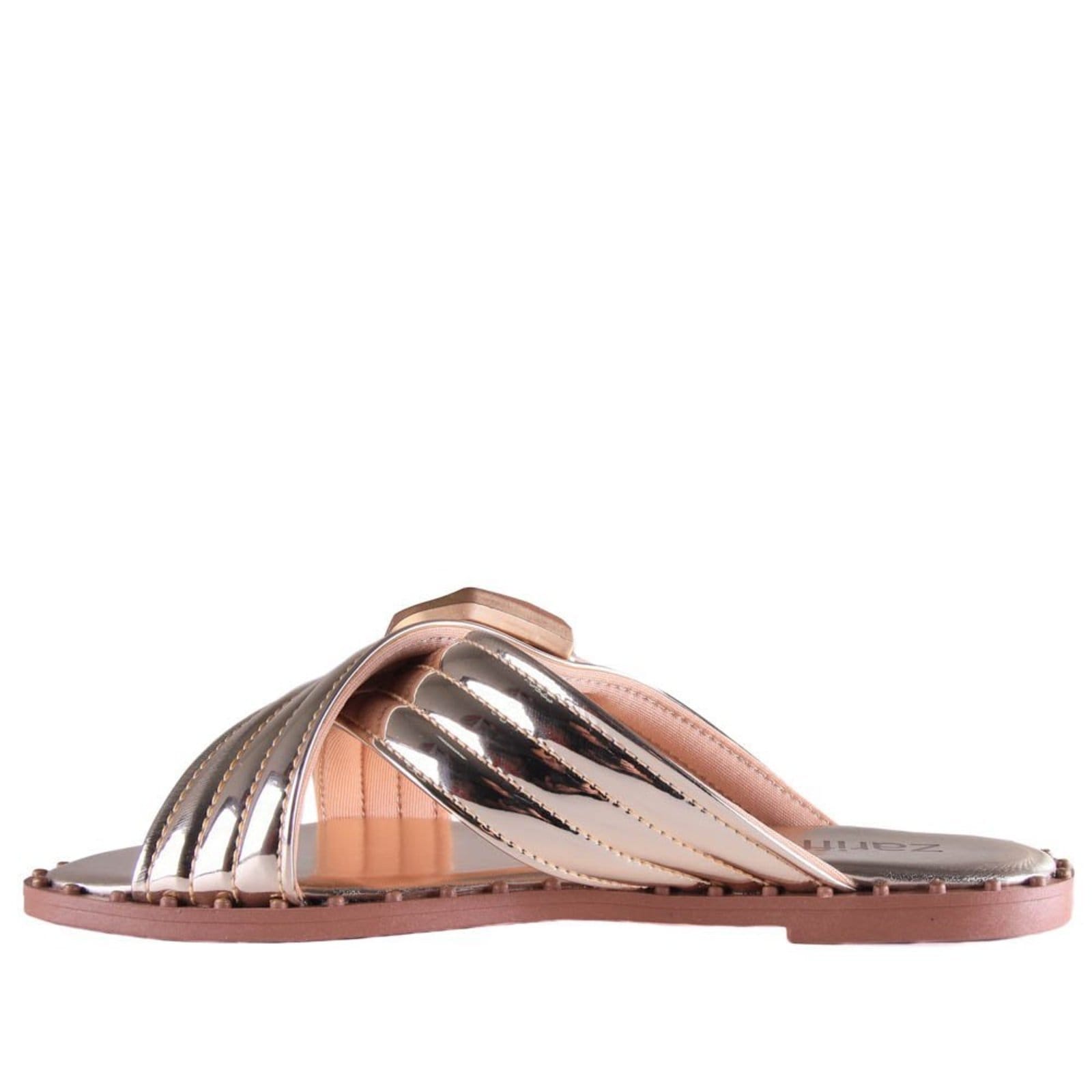 Vista 2 Rasteira Feminina Zariff I363081 Zariff Zariff dourado