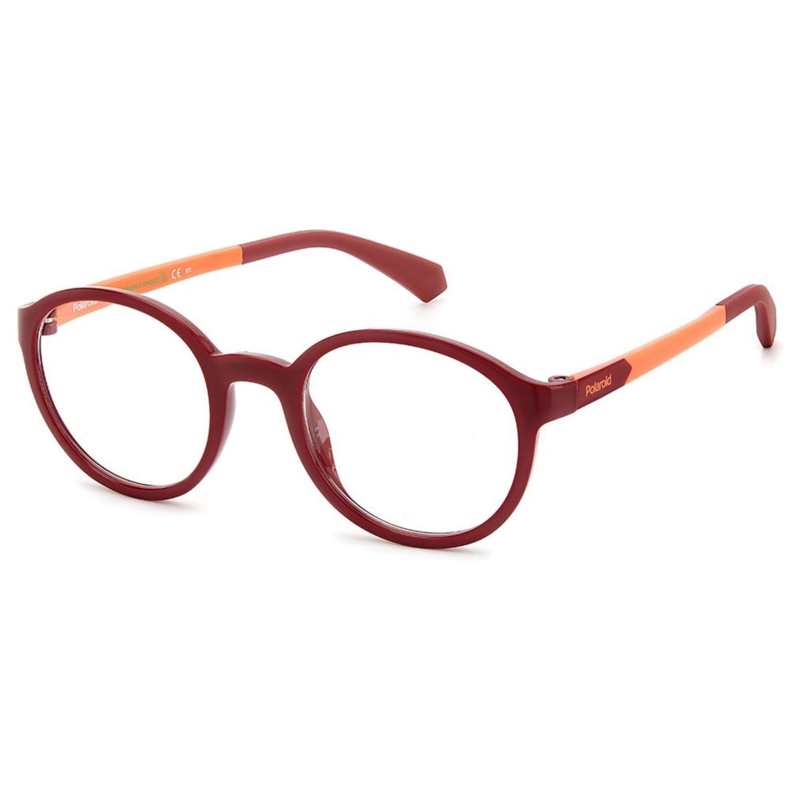 Vista principal Armação de Óculos Polaroid PLD D830 BYP - Vermelho 46 Polaroid incolor