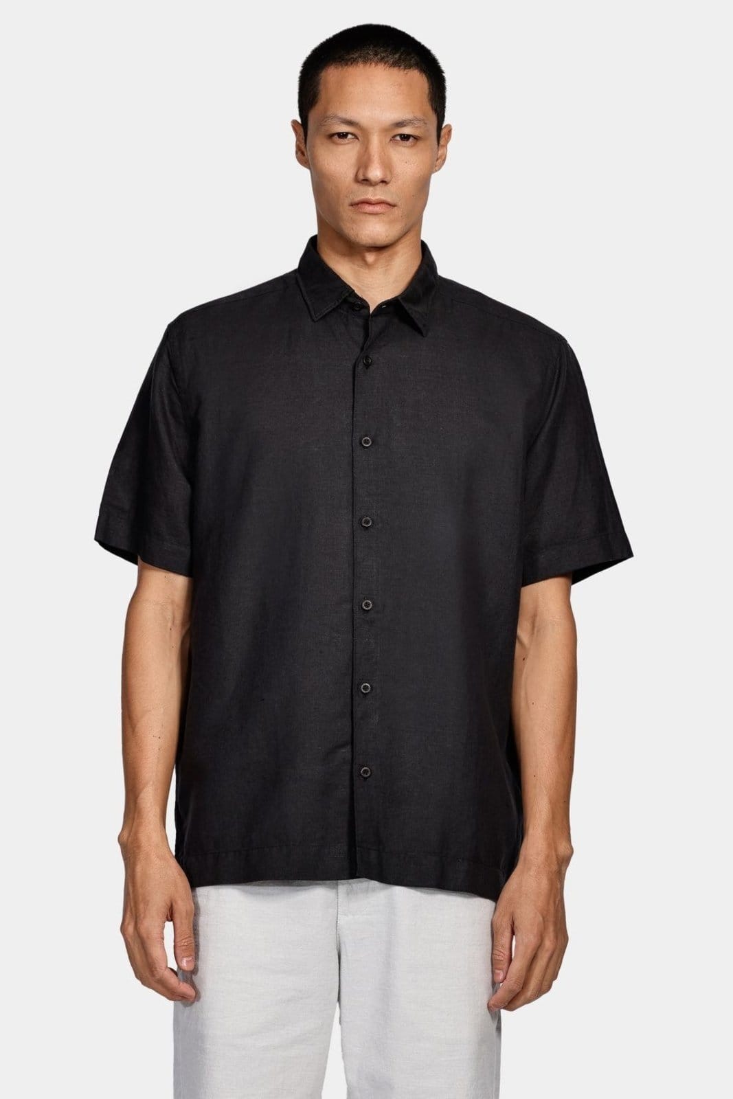 Camisa Aramis Manga Curta Regular Linho Martinelli