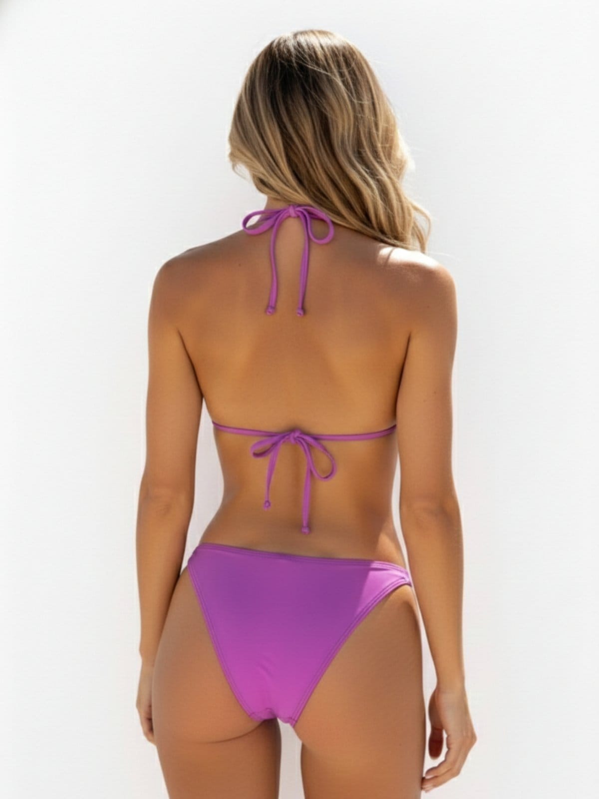 Vista 2 Conjunto Biquíni M'lev Cortininha Gypsy M'Lev lilás