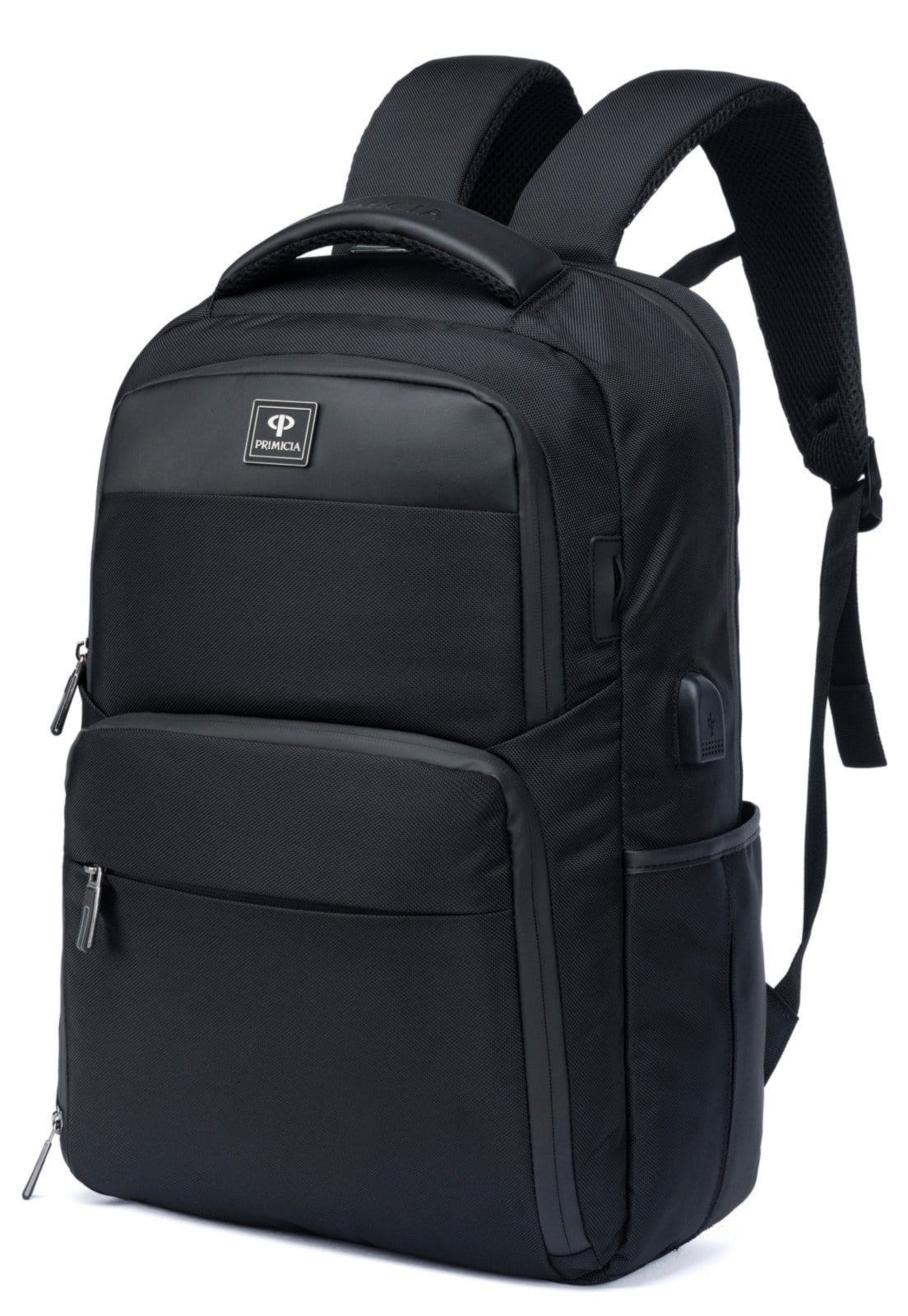 Vista 2 Mochila Primicia Grande Reforçada Executiva Primicia preto