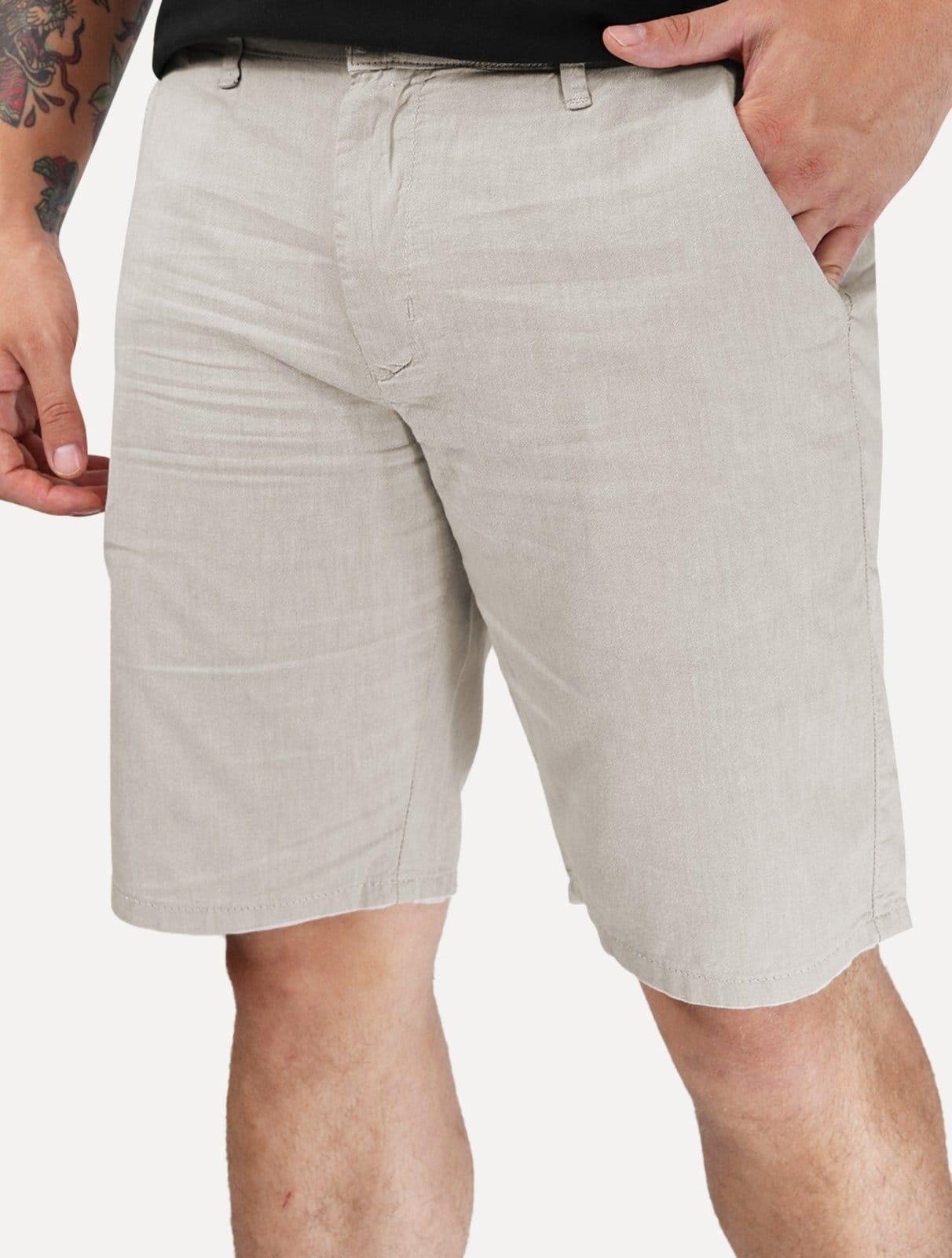 Bermuda King & Joe Masculina Casual Flamê Claro