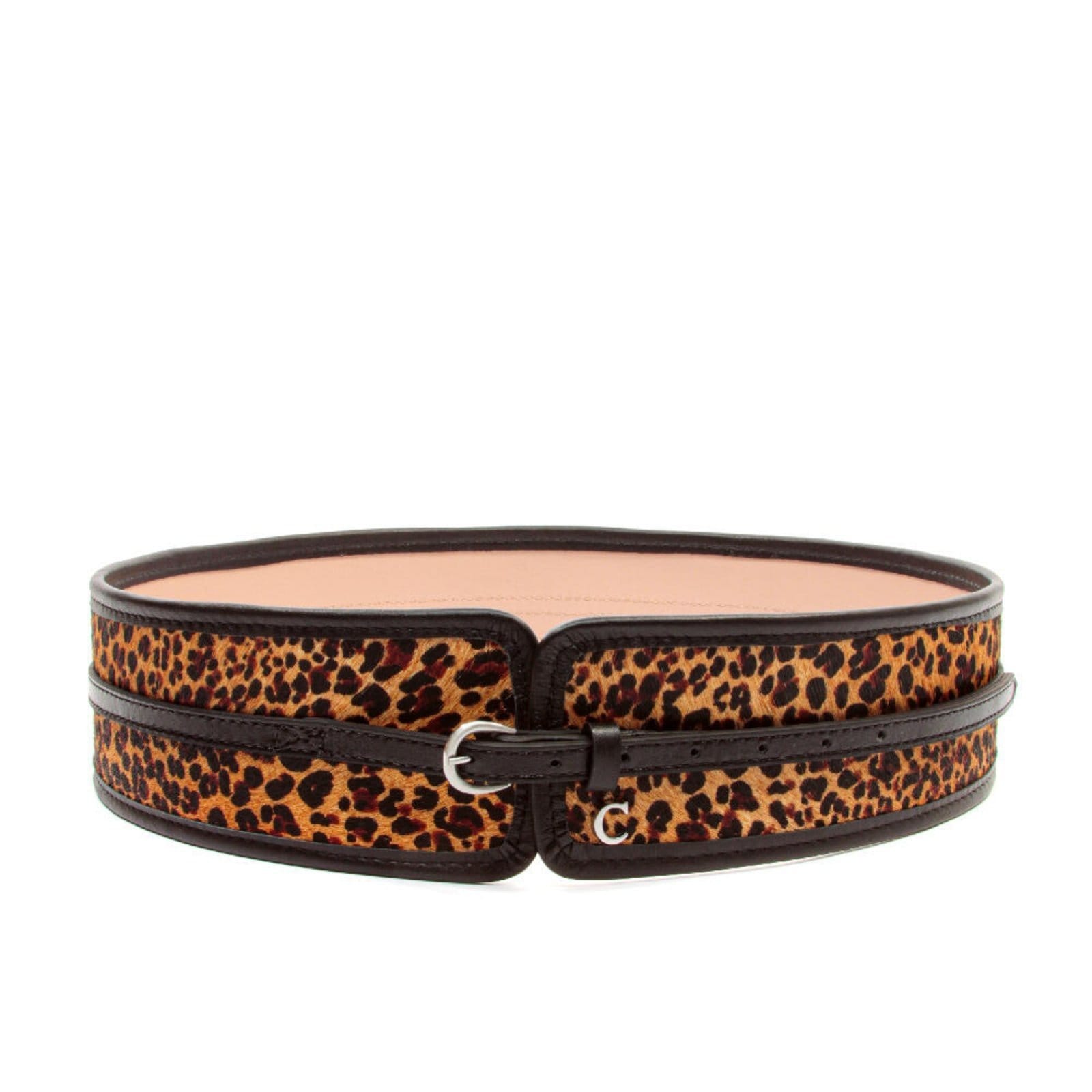 Vista principal Cinto Couro Leopardo Cecconello C2945-7 Cecconello onça