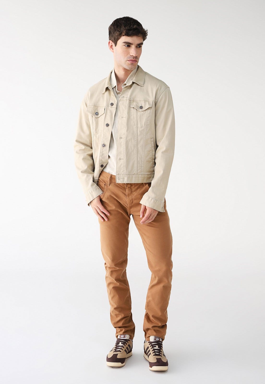 Vista 2 Calça Sarja Forum Skinny Igor Forum caramelo