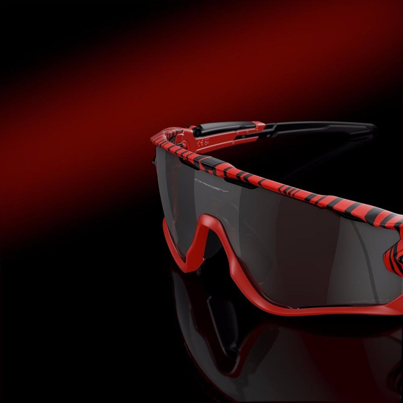 Vista 2 Óculos de Sol Oakley Jawbreaker Red Tiger Prizm Black Oakley vermelho red