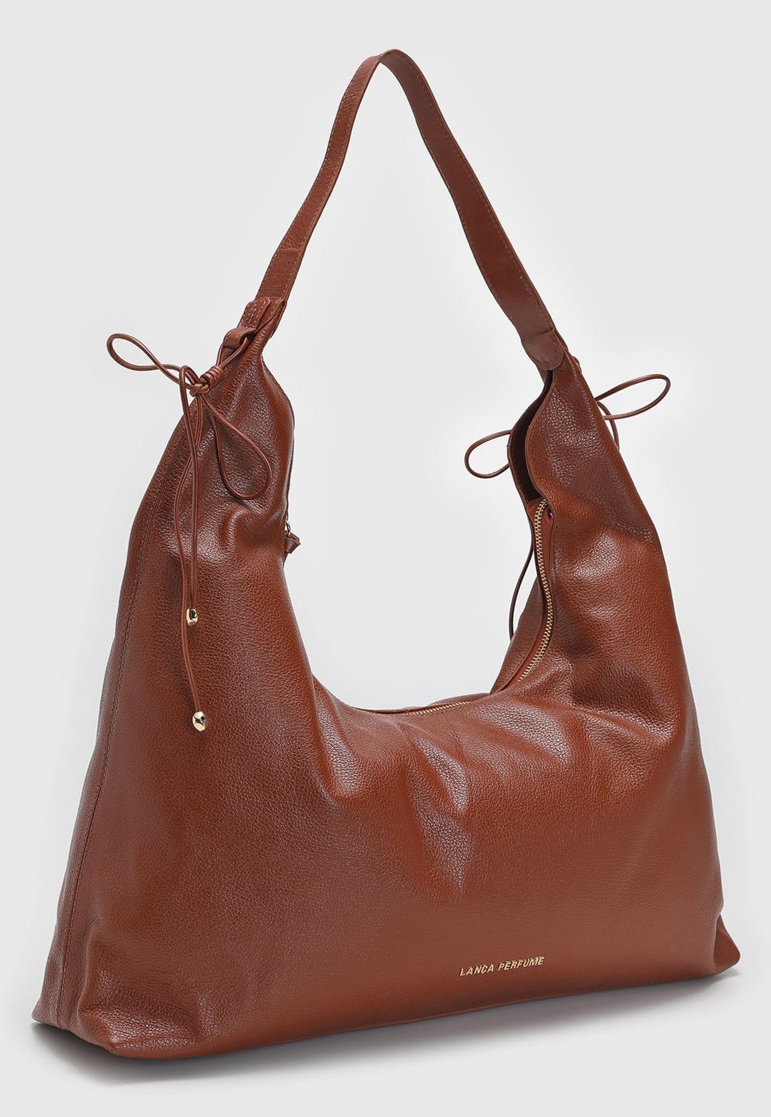 Vista 2 Bolsa Feminina Lança Perfume Alça Nó Lança Perfume marrom