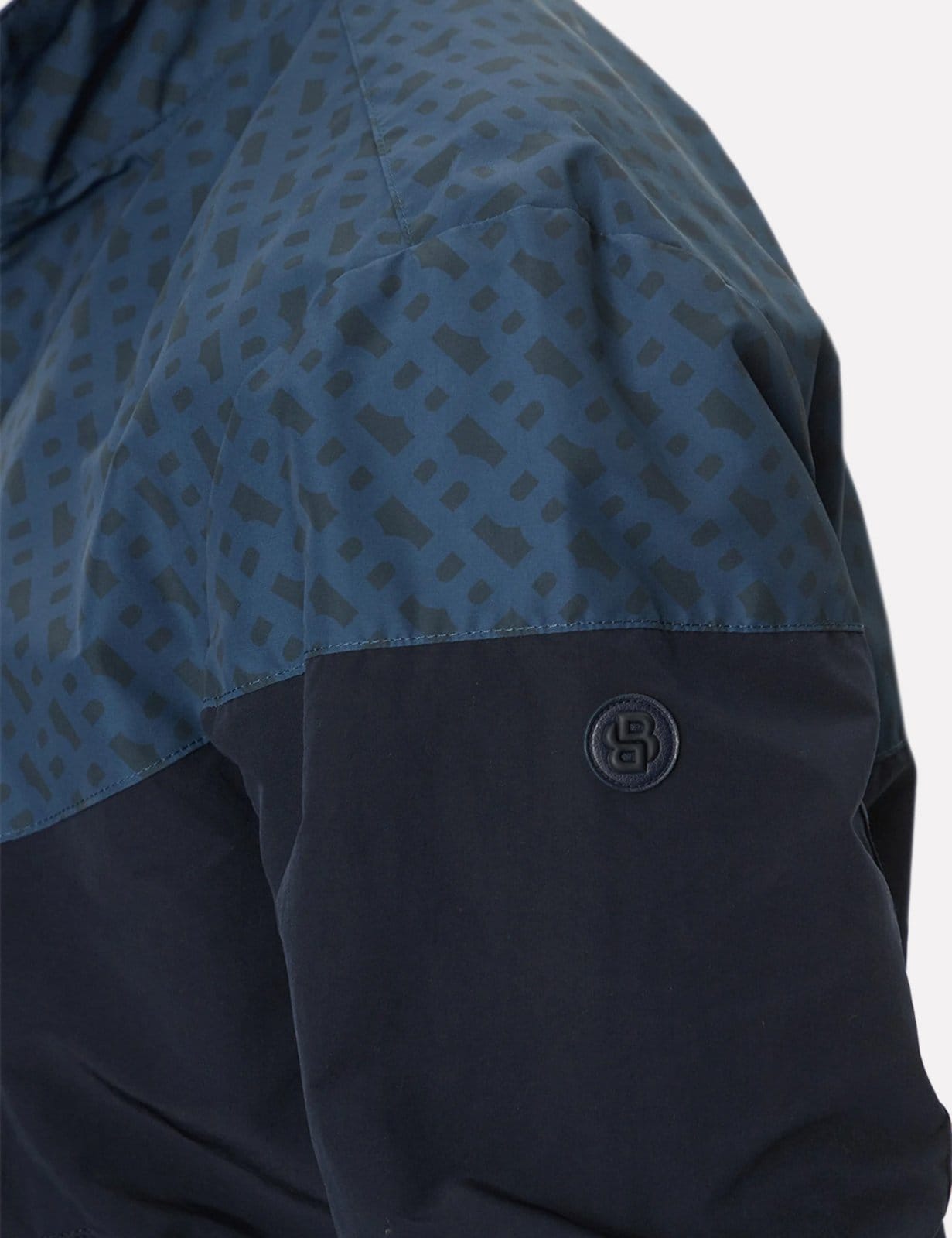 Vista 2 Jaqueta Hugo Boss Masculina Regular C-Cireno 3 Hugo Boss azul marinho