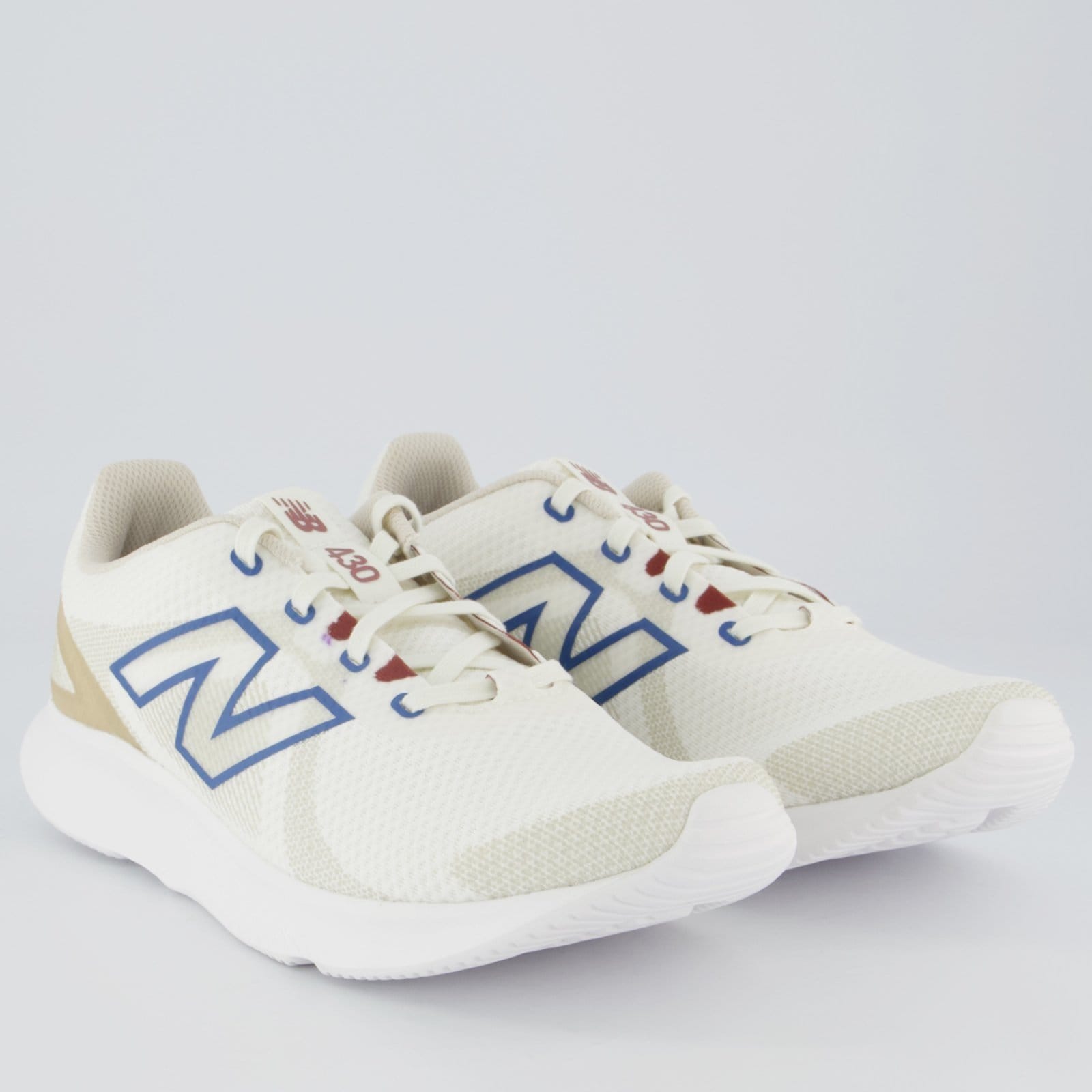 Vista 2 Tênis New Balance 430 V4 Claro New Balance bege
