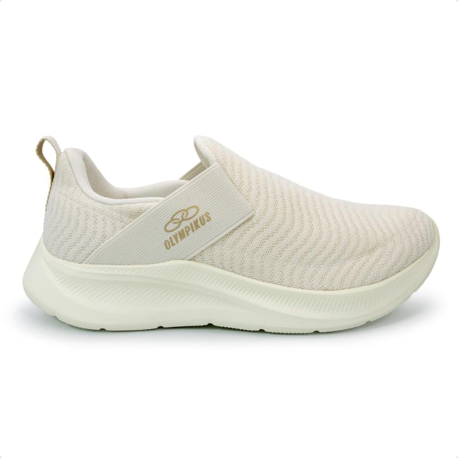 Vista 2 Tênis Olympikus Feminino Slip On Flutua/952 Off-white OLYMPIKUS off-white white