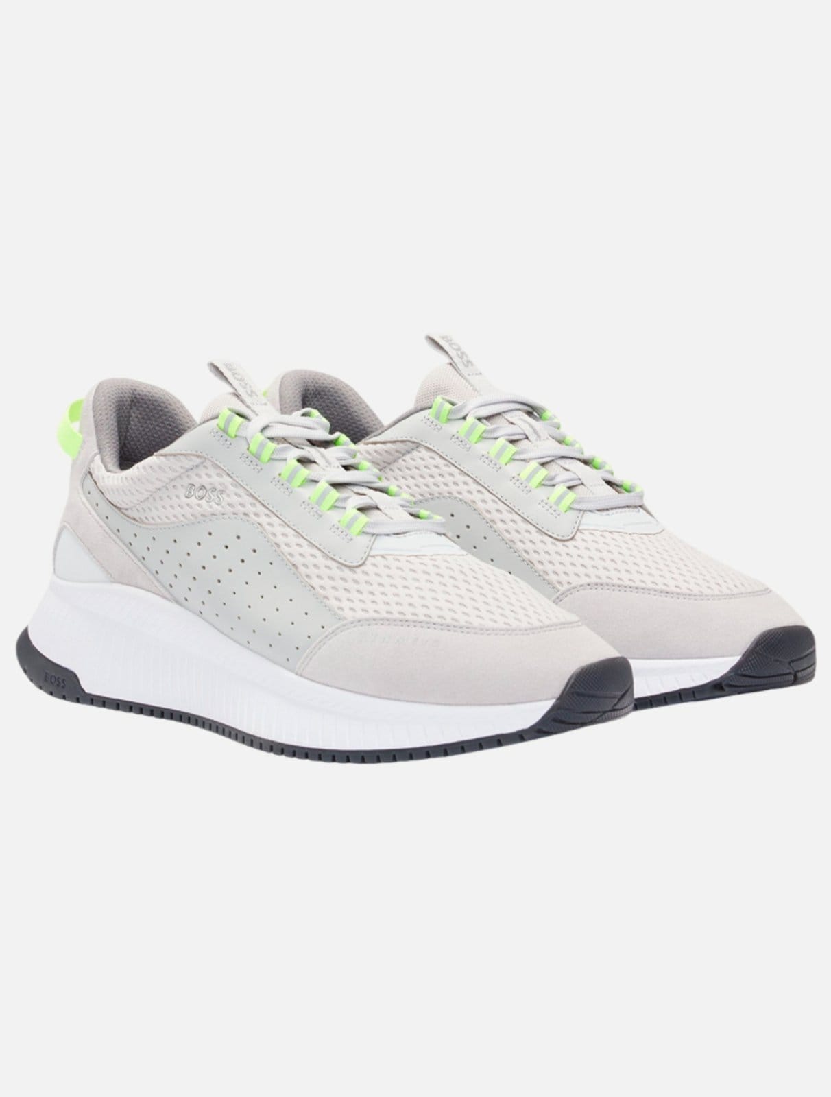 Vista 2 Tênis Hugo Boss Masculino TTNM Evo Runn Sdltme Hugo Boss cinza