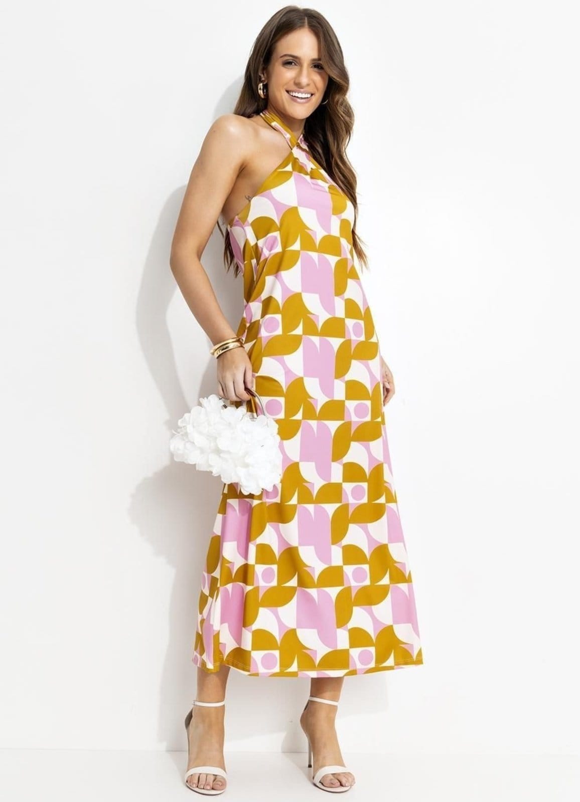 Vestido Feminino Orgânico Em Malha Fria