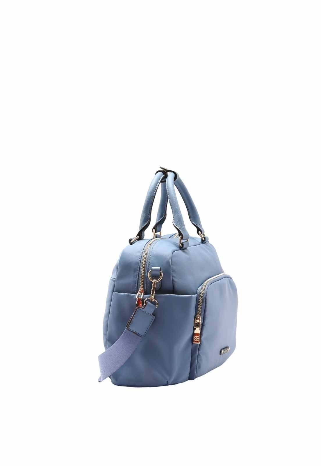 Vista 2 Bolsa Feminina Chenson Original Twill Nylon Mão 3784942 Chenson coral