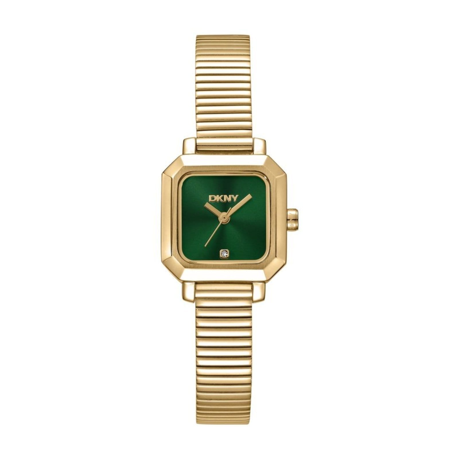 Relógio Feminino DKNY Ellington Dourado Mostrador Verde Donna Karan