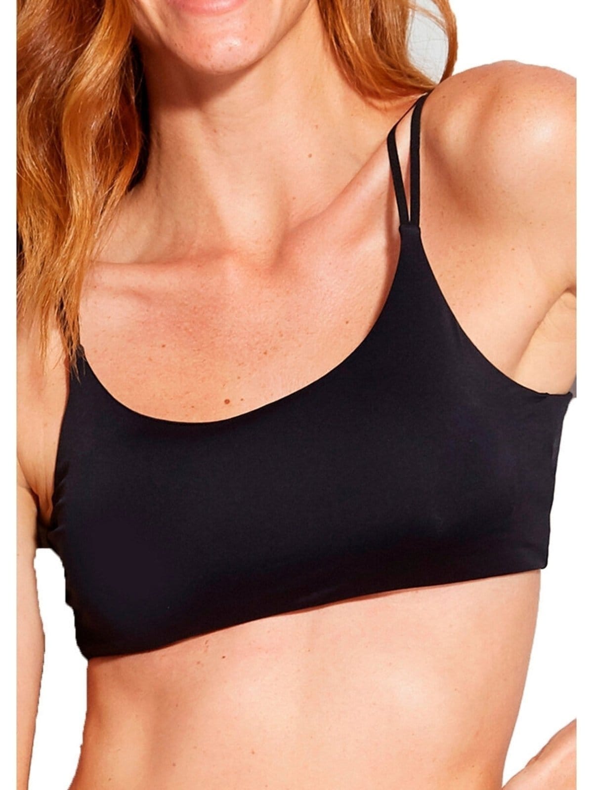 Vista 2 Kit com 2 Tops sem Aro com Bojo Removível Hope 2186 Hope preto