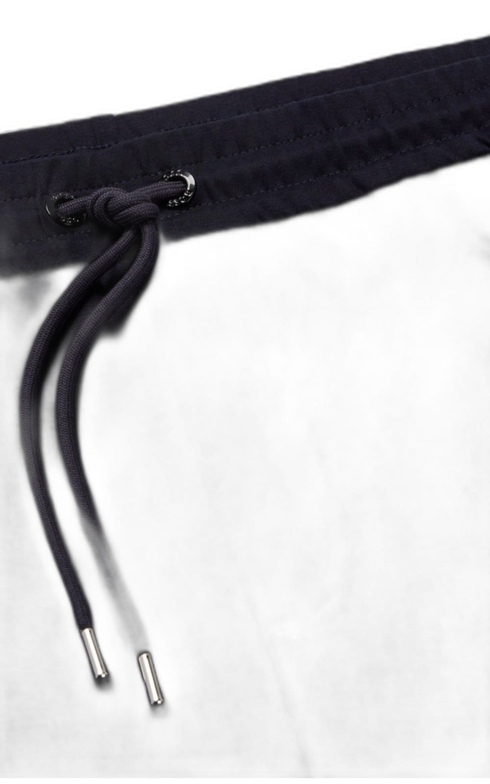 Vista 2 Calças De Treino Com Painel Tonal Em Mistura De Algodão Mercerizado Boss azul marinho