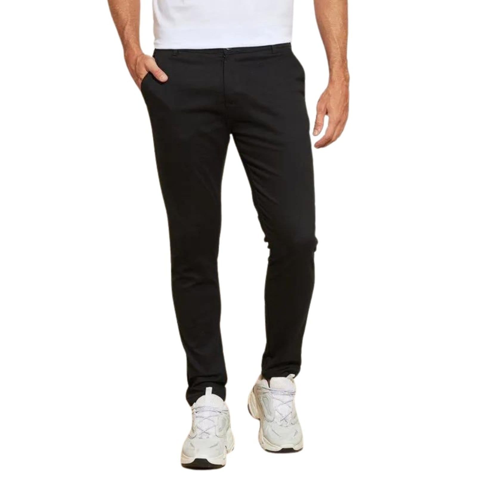 Vista 2 Kit 3 Calças Industrie de Sarja Chino Com Bolso Traseiro Embutido Alfaiataria Skinny Industrie multicolorido