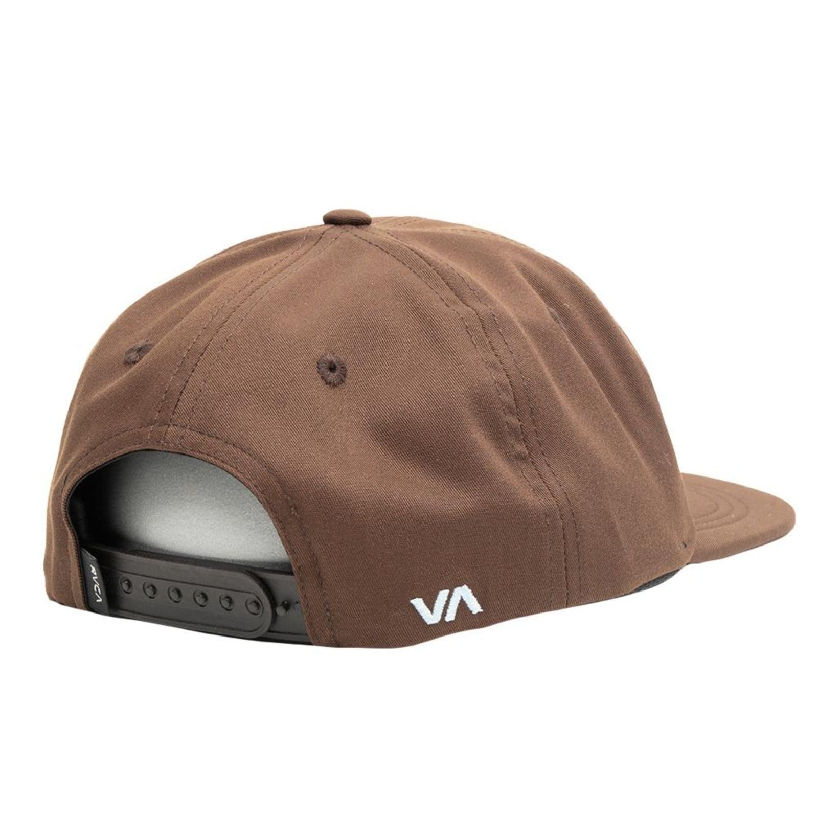 Vista 2 Boné RVCA Aba Reta Circle Snapback SM26 RVCA marrom