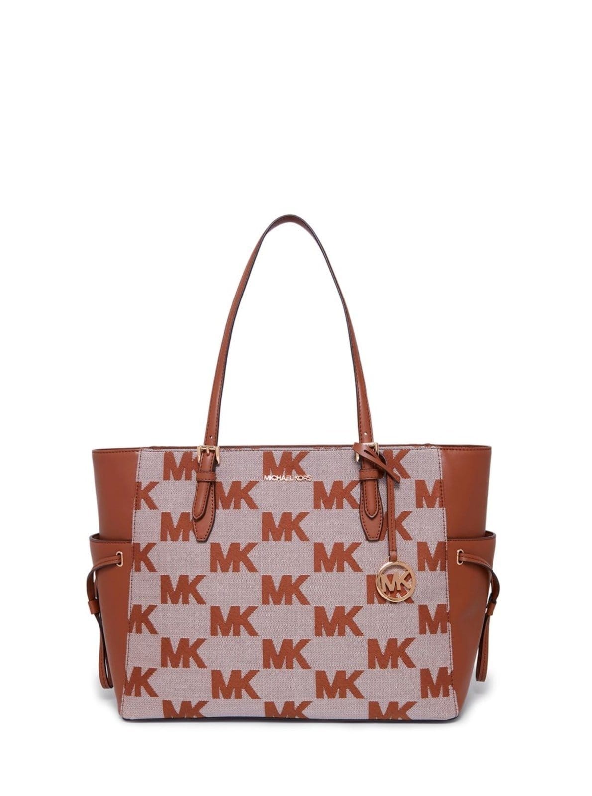 Vista principal Bolsa Tote Gilly Logo Grande 35S4g2gt7j230 Michael Kors caramelo