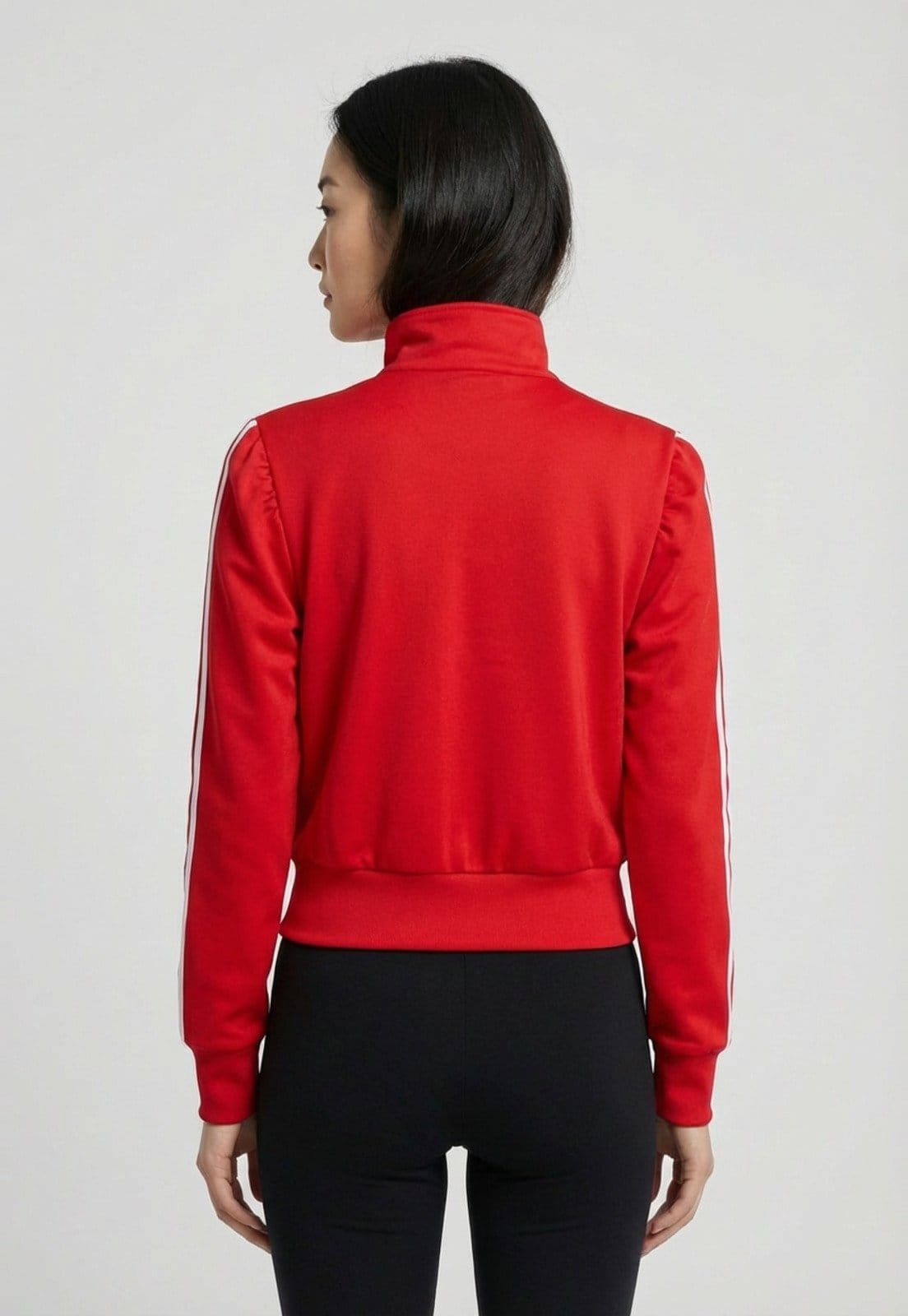 Vista 2 Jaqueta Feminina adidas Originals FB TT Vermelha adidas Originals vermelho