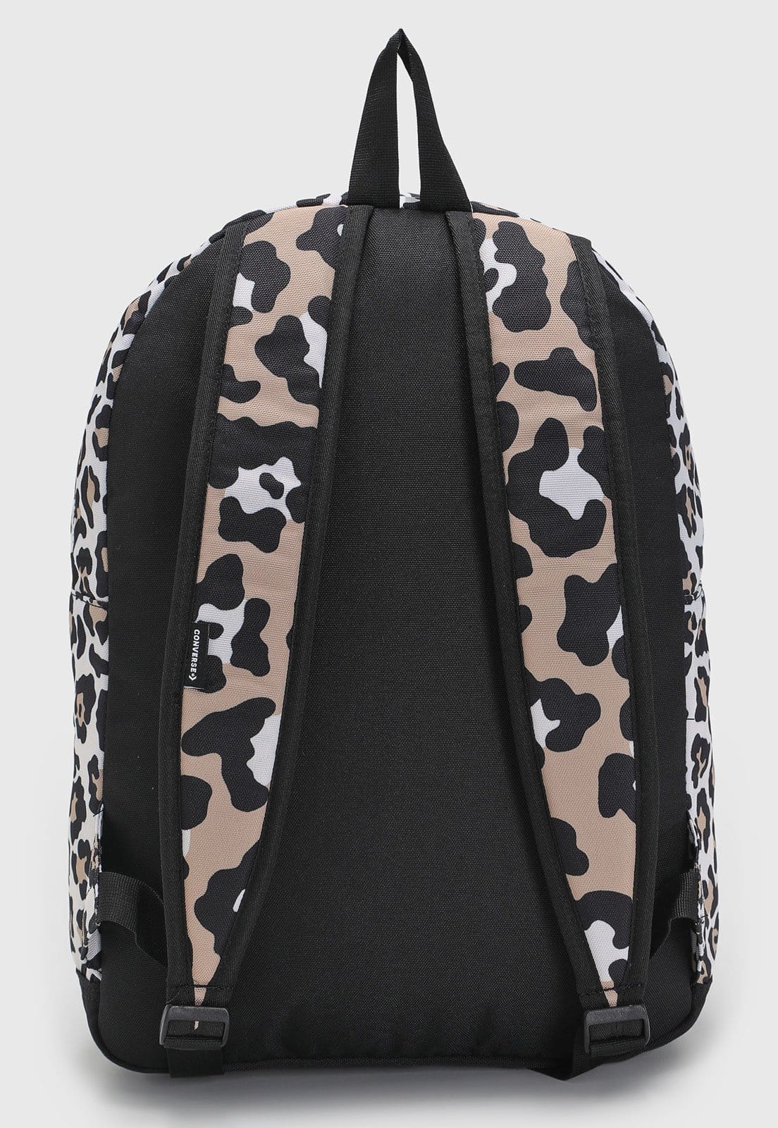 Vista 2 Mochila Unissex Converse Speed 3 Leopard Remix B Animal Print Marrom Converse marrom leopard