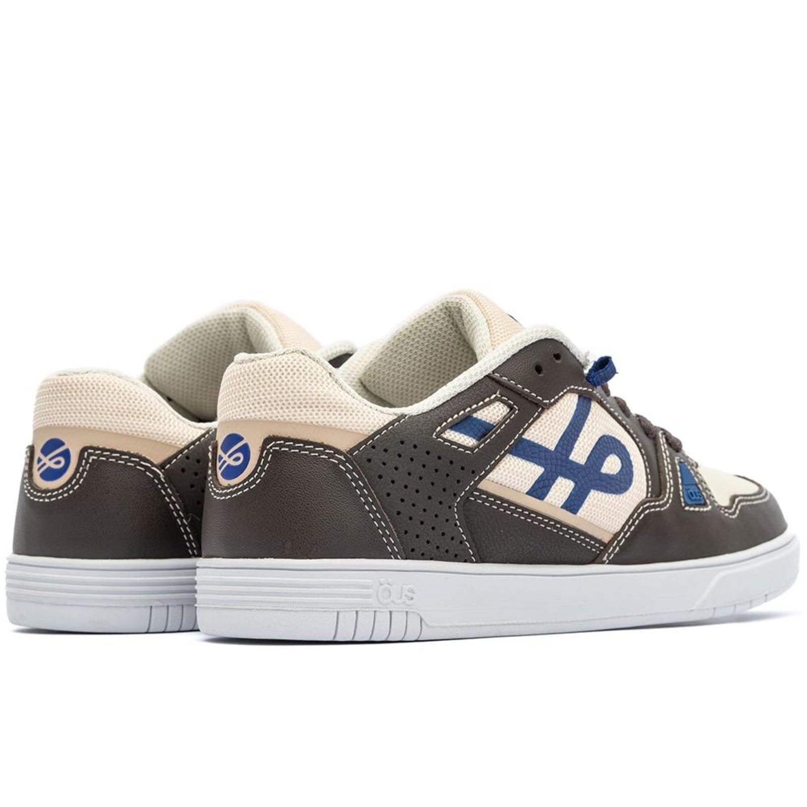 Vista 2 Tênis OUS 2K Masculino Choco Creme Essencial ÖUS marrom