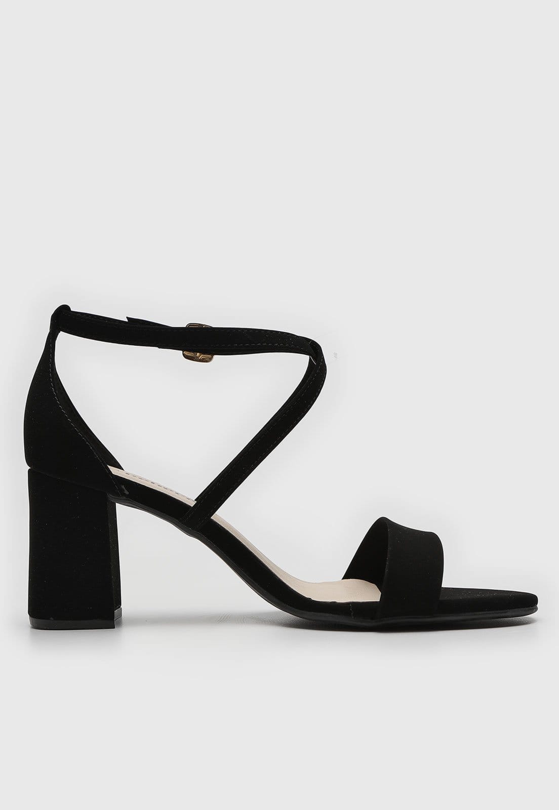 Vista 2 Sandália cê Transpasse Preta BEBECÊ preto