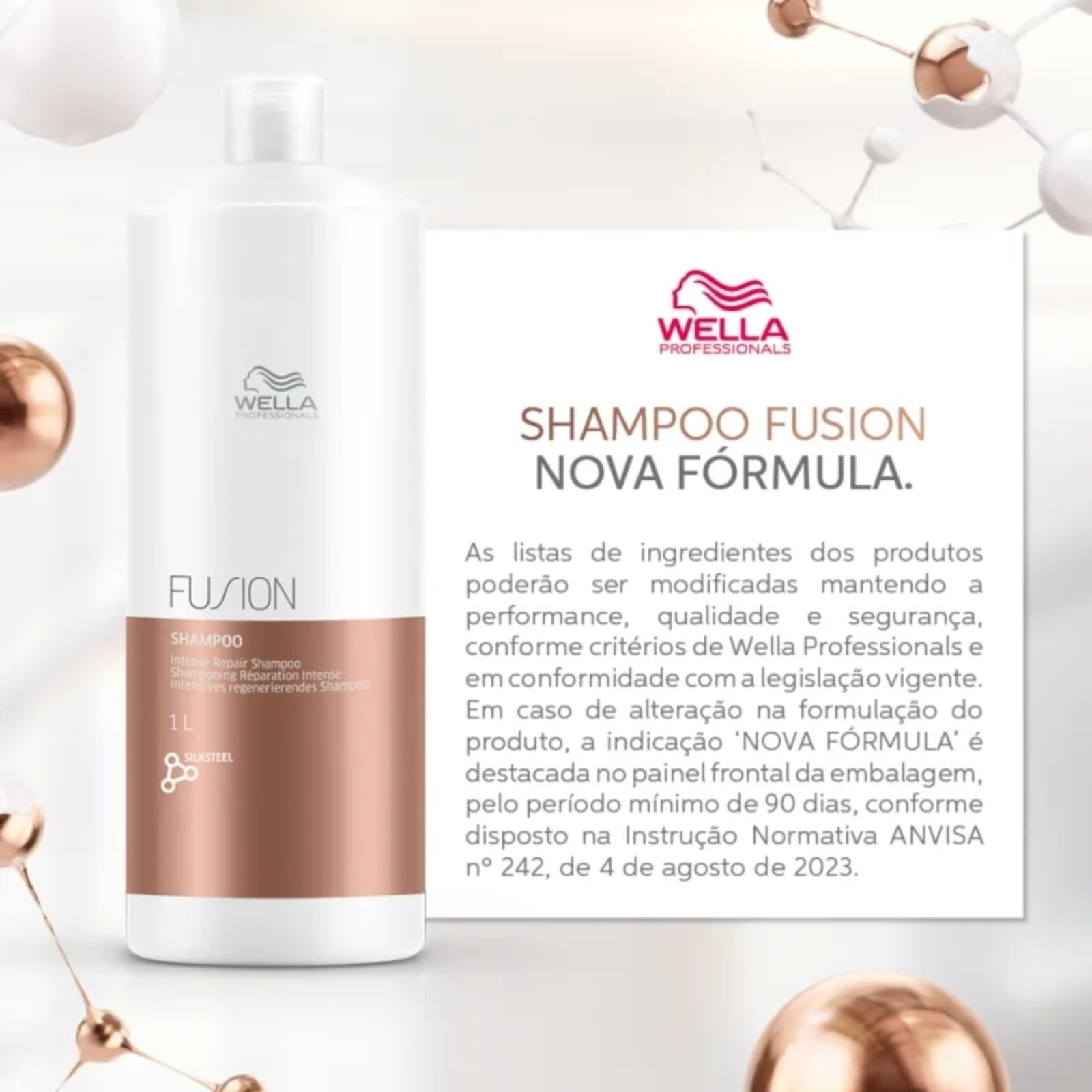 Vista 2 Wella Professionals Fusion - Shampoo 1L Wella unico