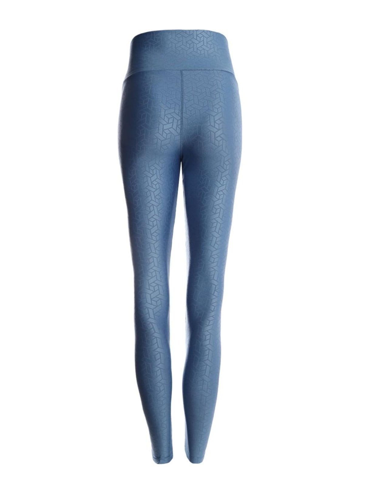 Vista 2 Calça Legging Cirrê Cintura Alta Feminina Vels azul