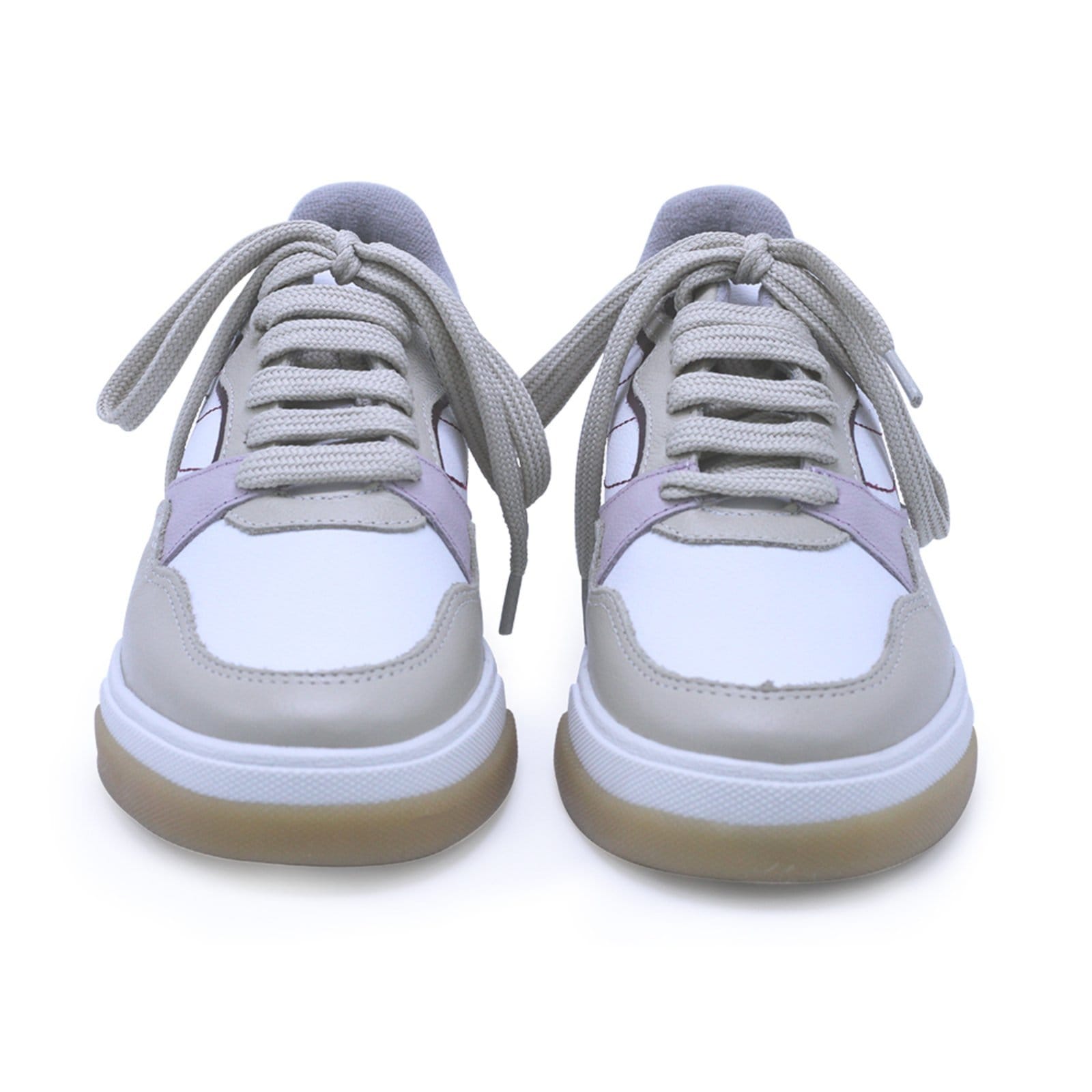 Vista 2 Tênis Floré 1339 - Ice/Bco/Lilás/Bordô Floré multicolorido