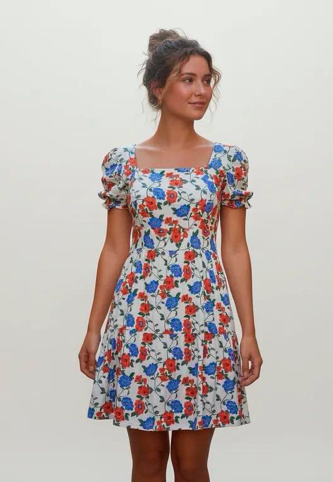 Vestido Amazonia Vital Curto Brisa Jardim Encantado