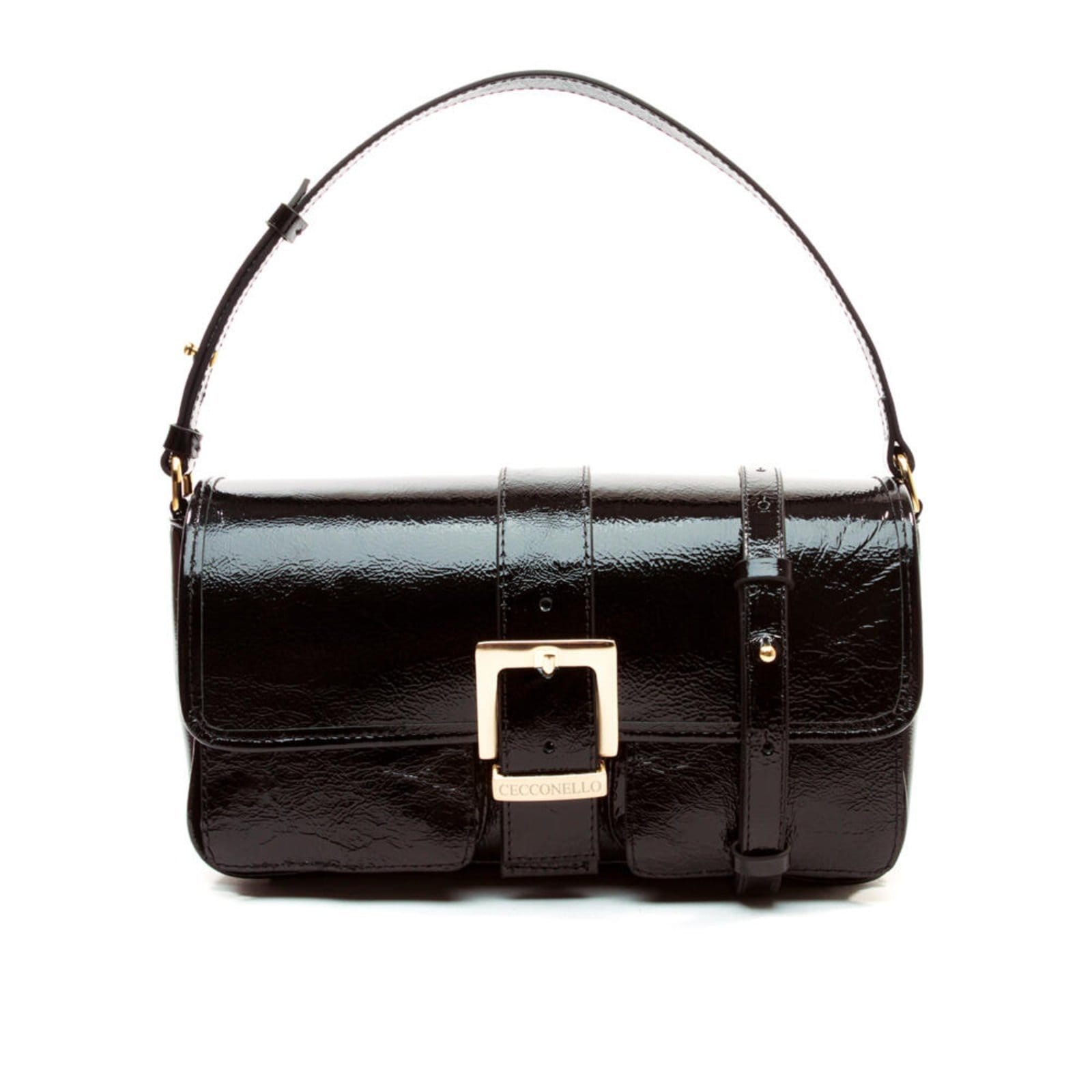 Vista principal Bolsa Arya Couro Cecconello C2906-6 Cecconello preto