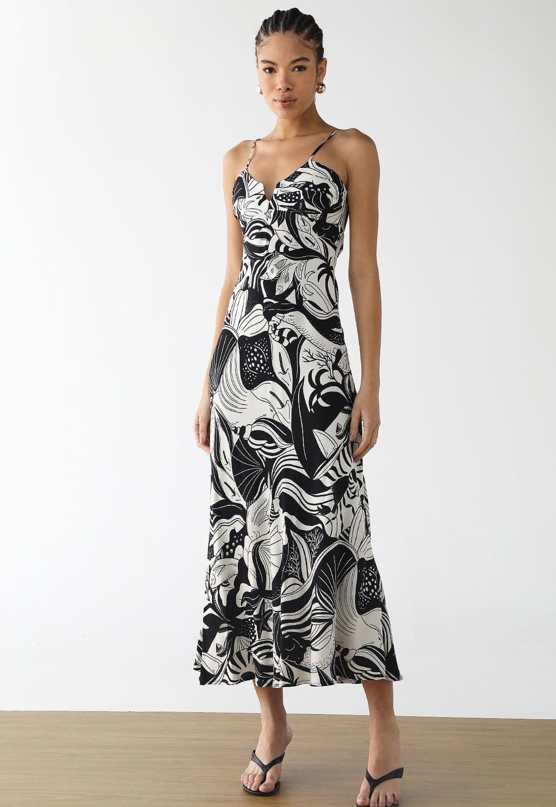 Vestido Feminino Farm Estampa Gráfica