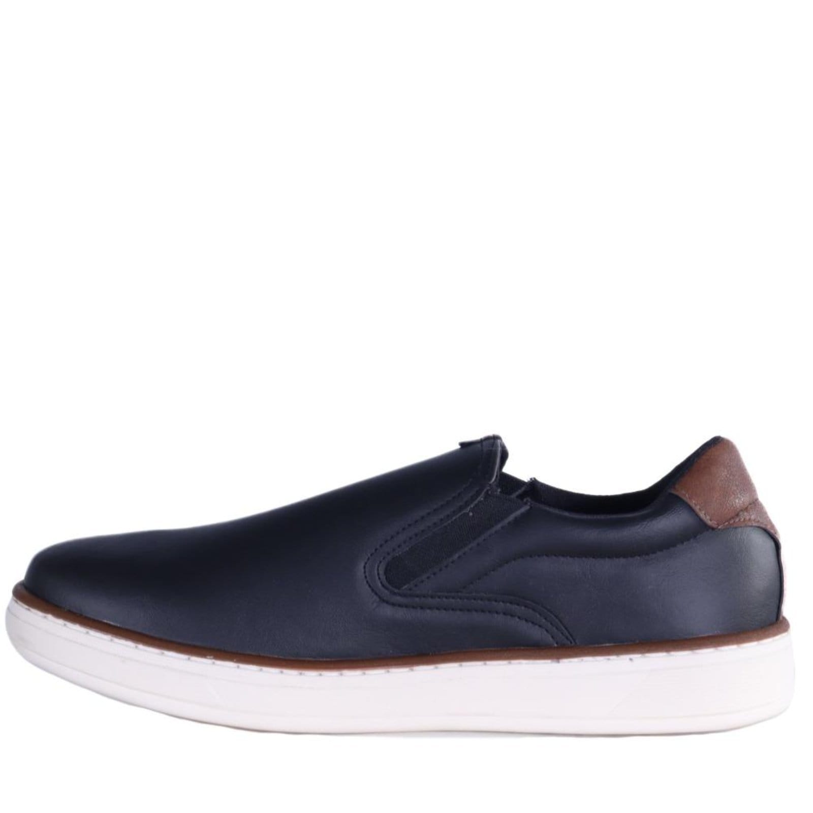 Vista 2 Sapatênis Masculino Zariff Slip-On 12.002 Preto Zariff incolor