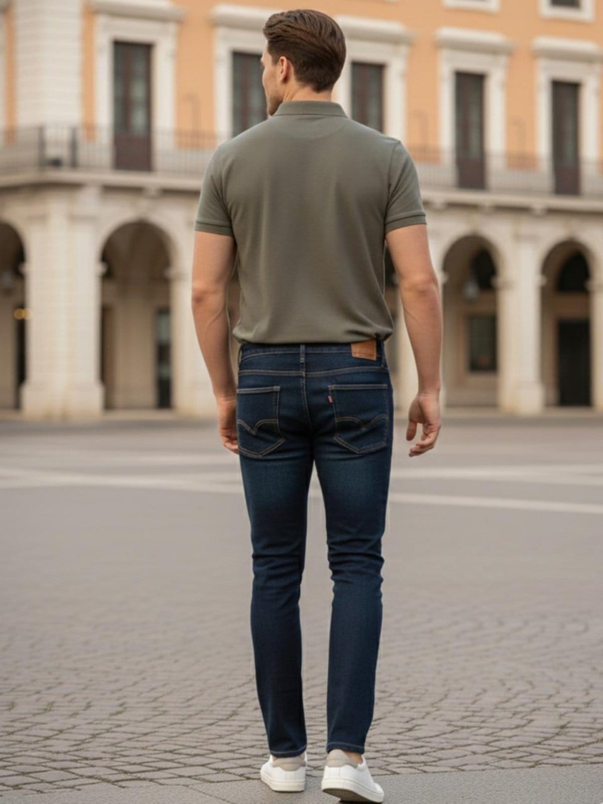 Vista 2 Calça Masculina Jeans Sk Jeans Confortável e Casual Escura TEX JEANS preto