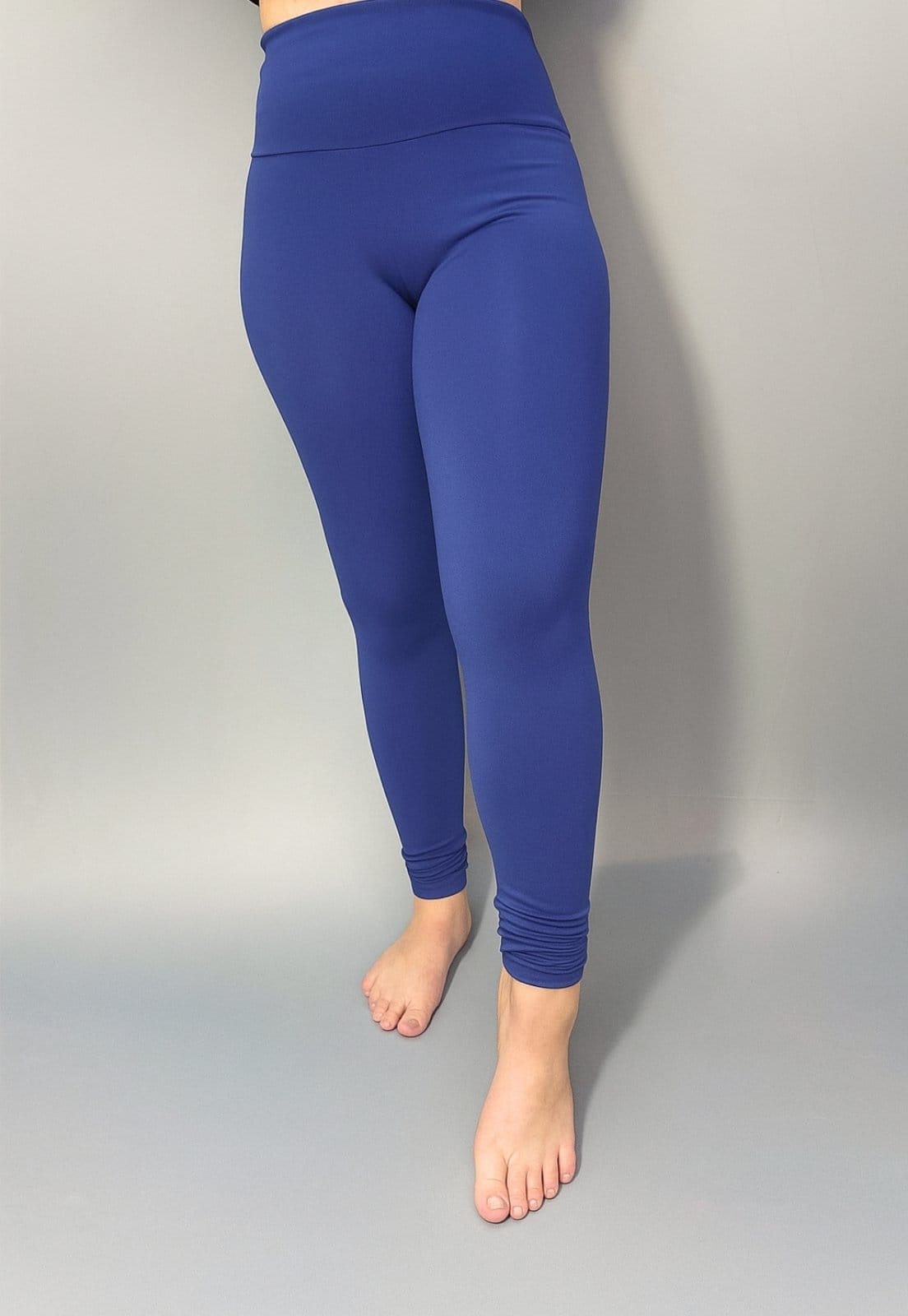 Vista principal Calça Legging Vekyo Peluciada Suplex Cós Alto Lisa Royal VEKYO azul