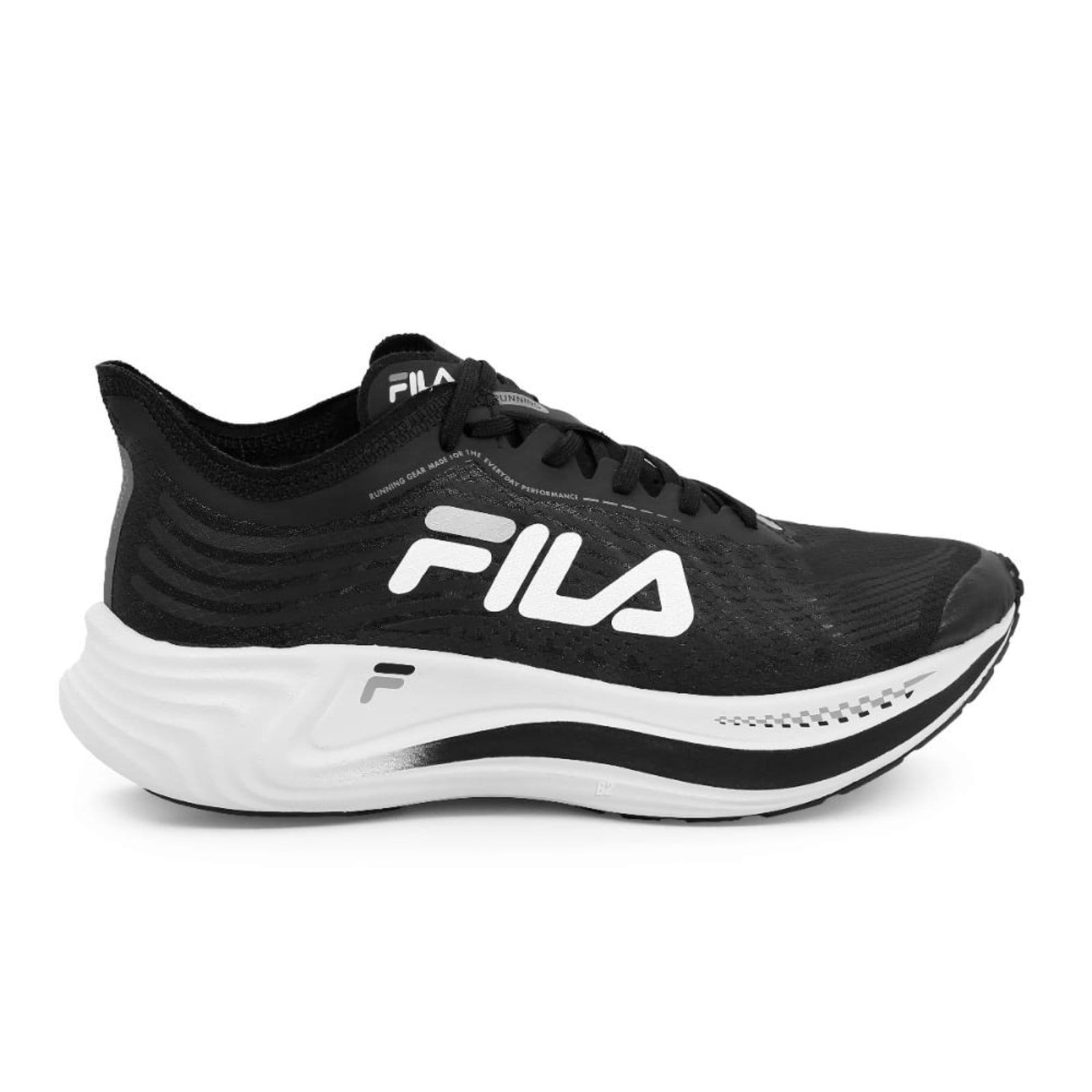 Vista principal Tênis Fila Racer Carbon Preto Fila preto carbon