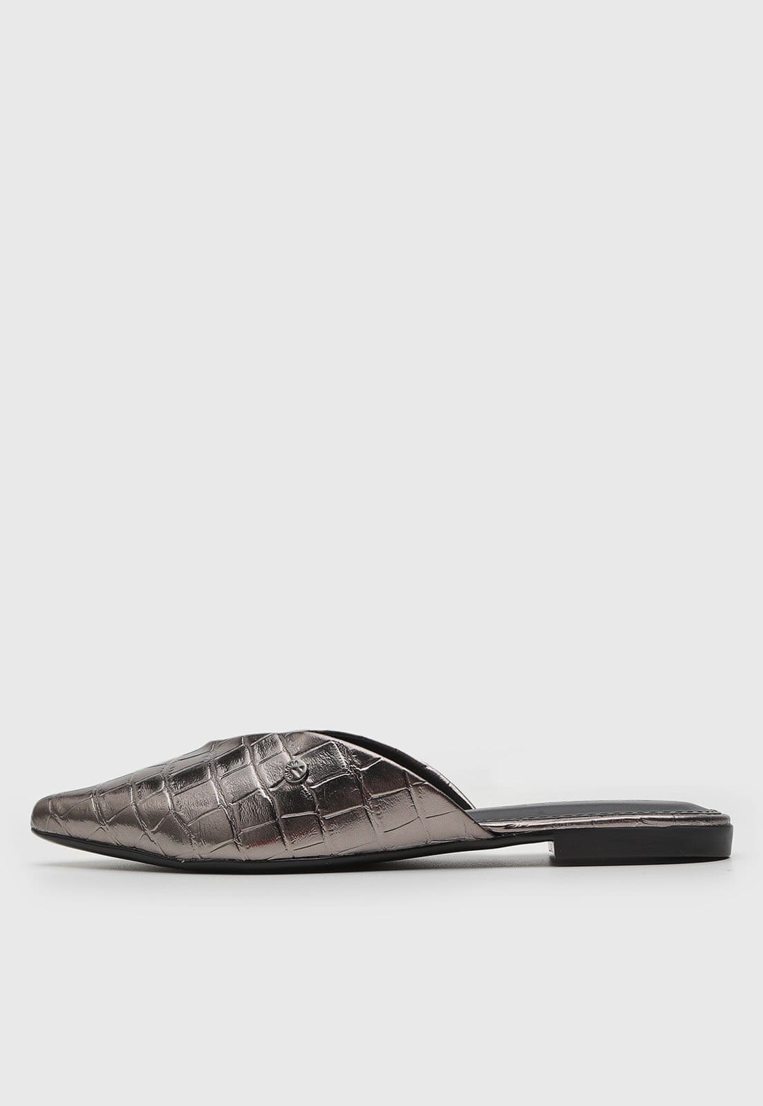 Vista principal Sapatilha Via Uno Metalizado Grafite VIA UNO cinza