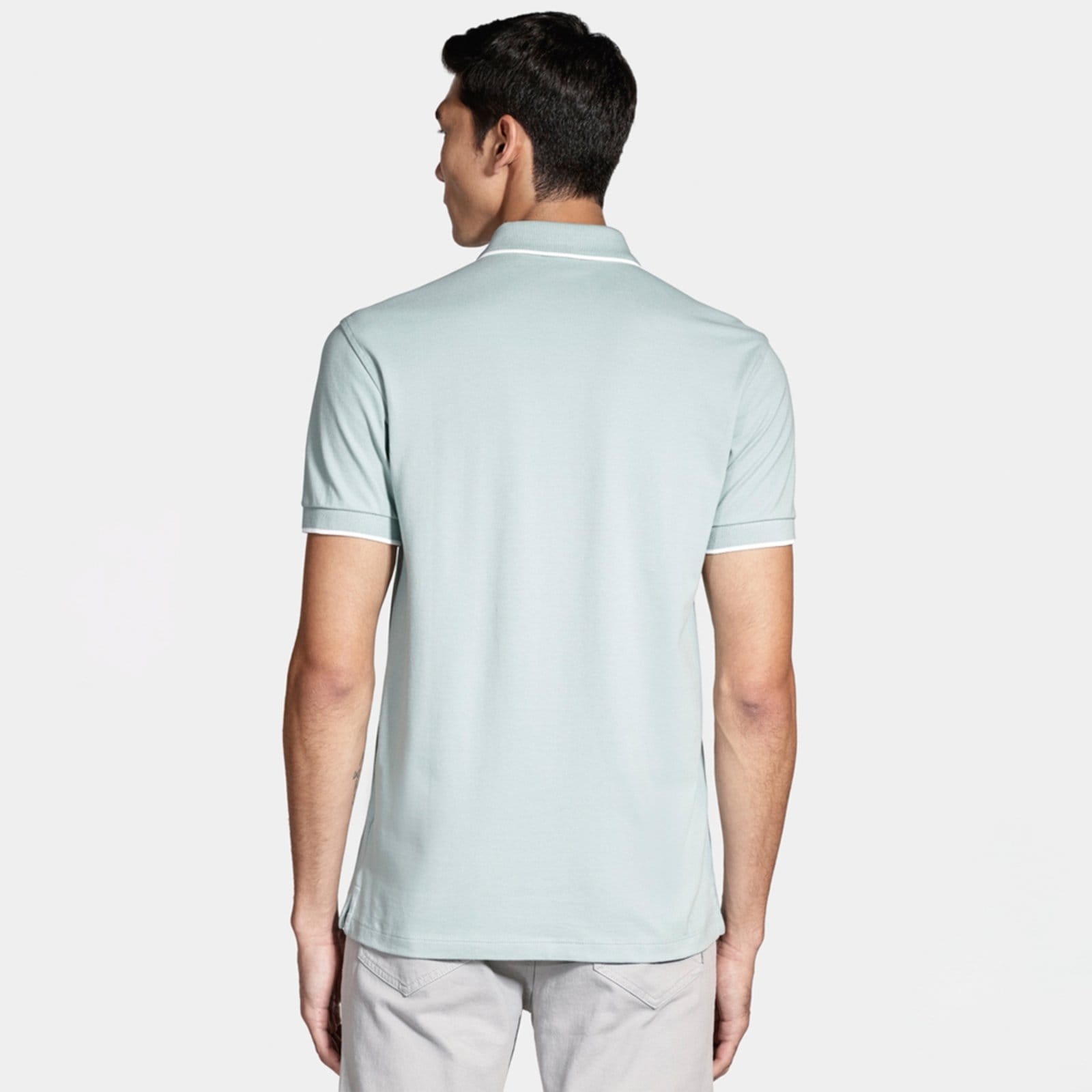 Vista 2 Camisa Polo Aramis Classic Friso In25 Masculino Aramis verde