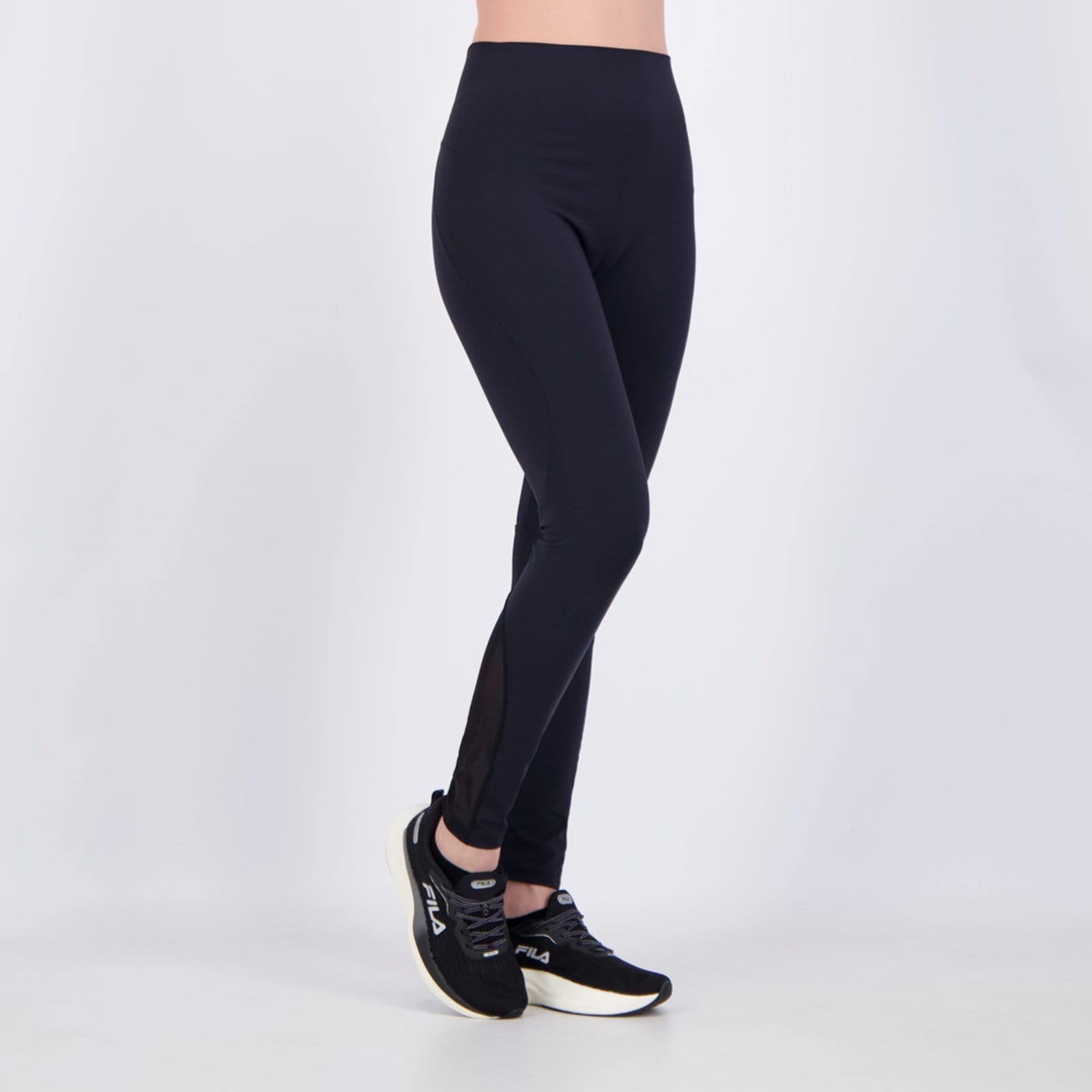 Vista 2 Calça Legging Fila Performa Force Feminina Preta Fila preto