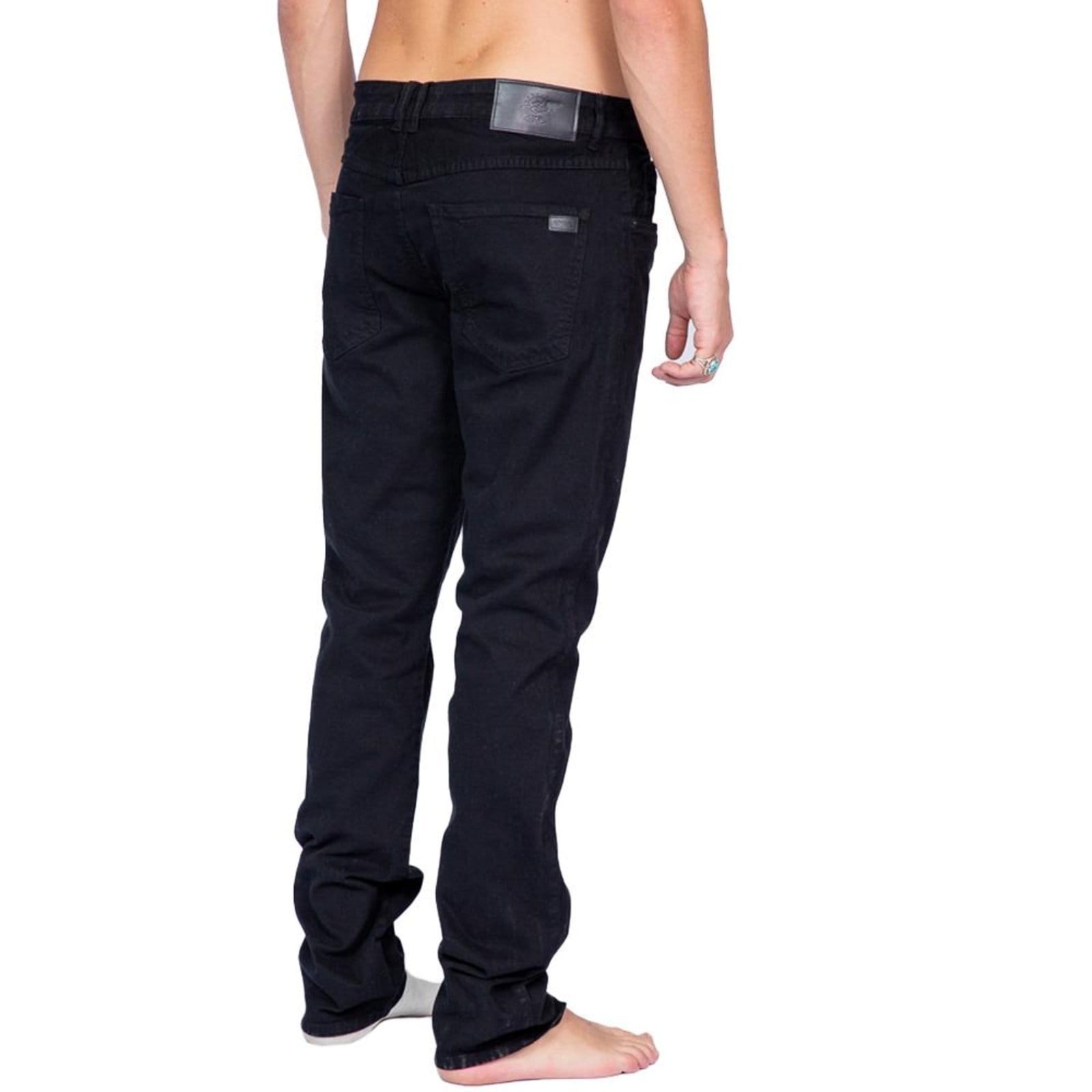 Vista 2 Calça Rip Curl Sarja Color Black WT25 Masculina Black Rip Curl preto black