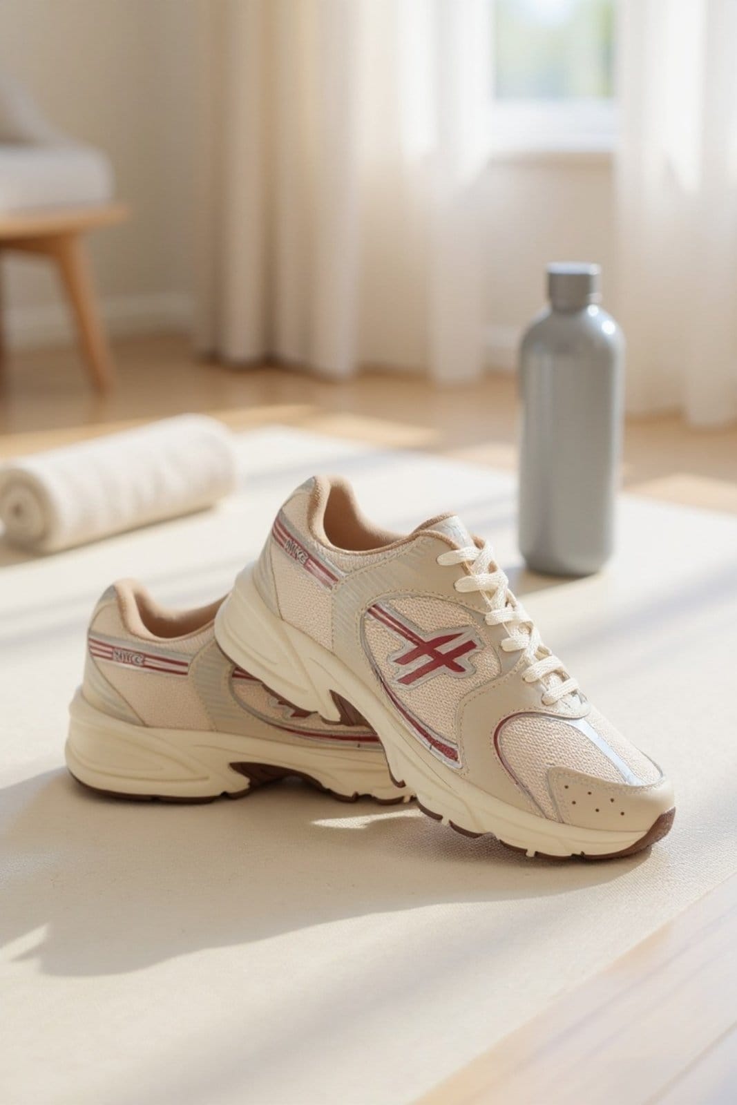 Tênis Feminino New York City Shoes - Levee e Resistente - Academia Adulto Desportivo Amarrar